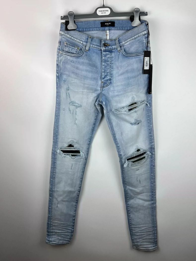 Amiri Amiri Camo Destroyed mx1 Jeans Size US 32 / EU 48 - 1 Thumbnail