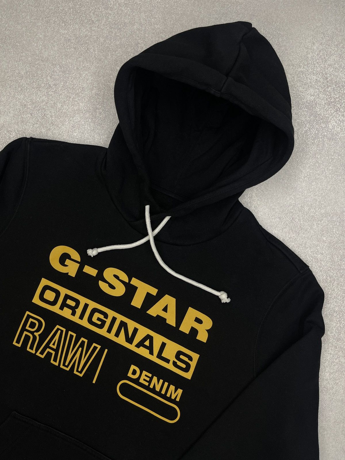 G-Star Mens G Star Raw Swando Hoodie Black Big Logo Size XL Size US XL / EU 56 / 4 - 4 Thumbnail