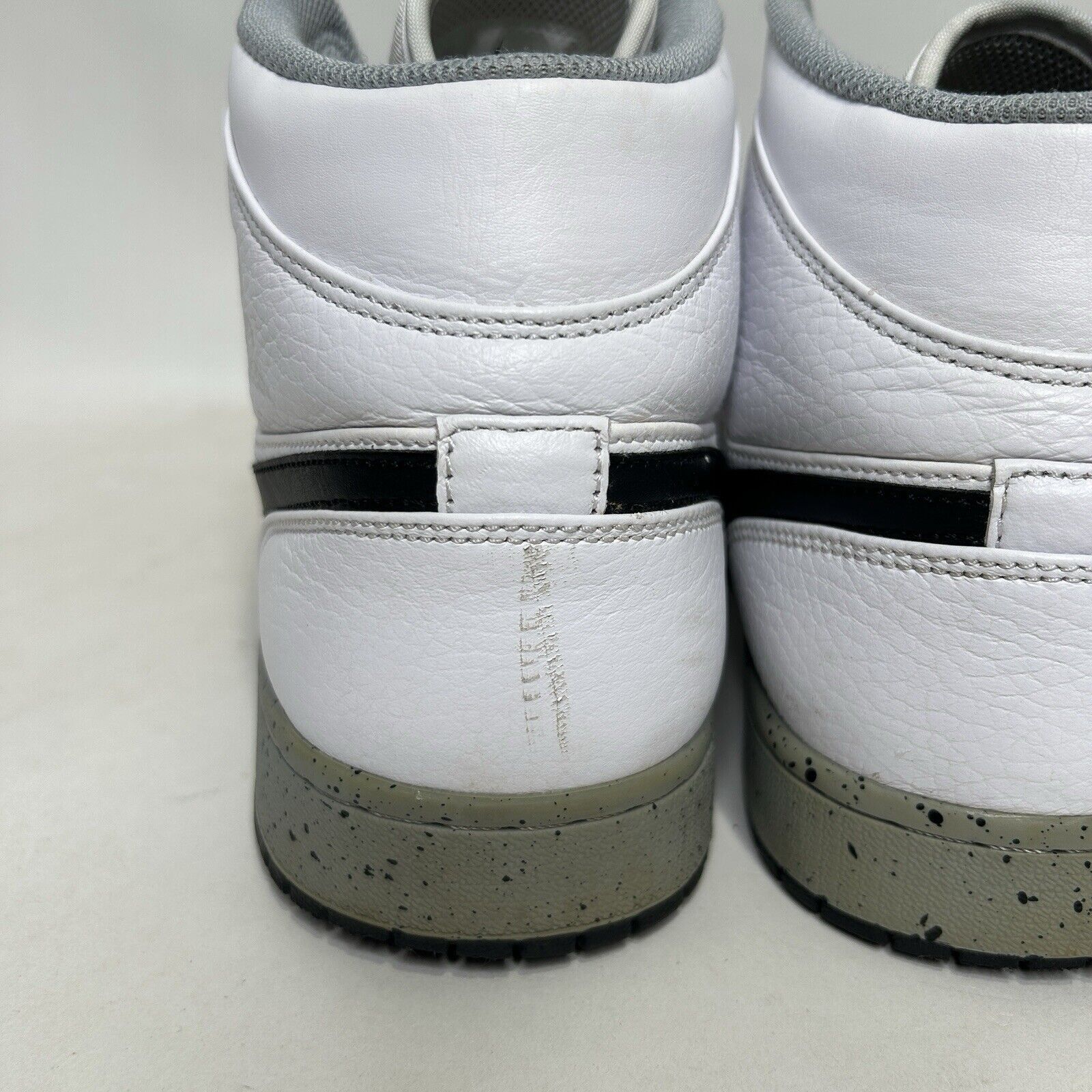 Jordan Brand Nike Shoes Air Jordan 1 Mid Retro “White Cement” 2024 Size US 13 / EU 46 - 9 Thumbnail