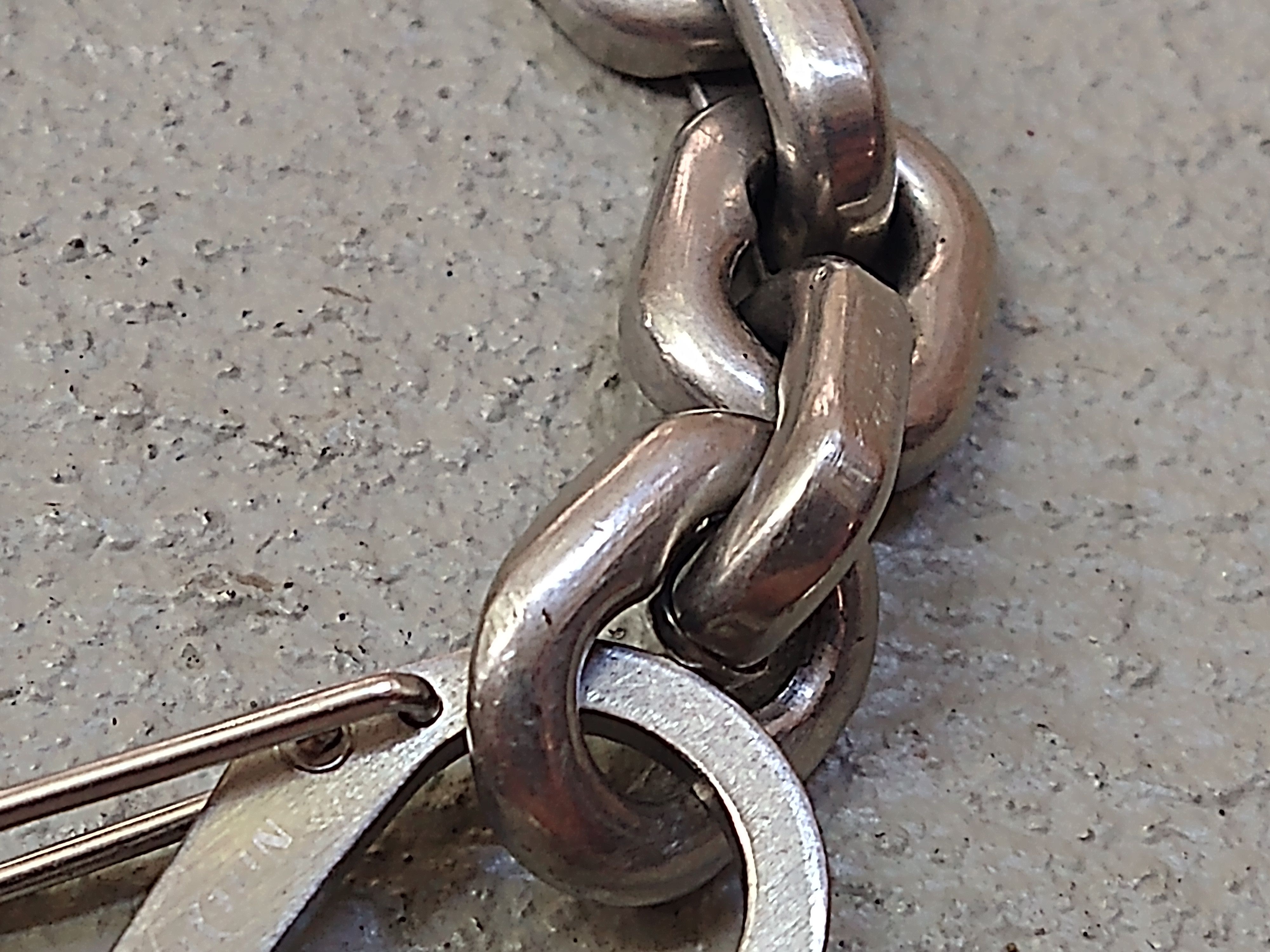 Jewelry Stainless Steel Bracelet 8" Carabiner Techwear Size ONE SIZE - 9 Thumbnail