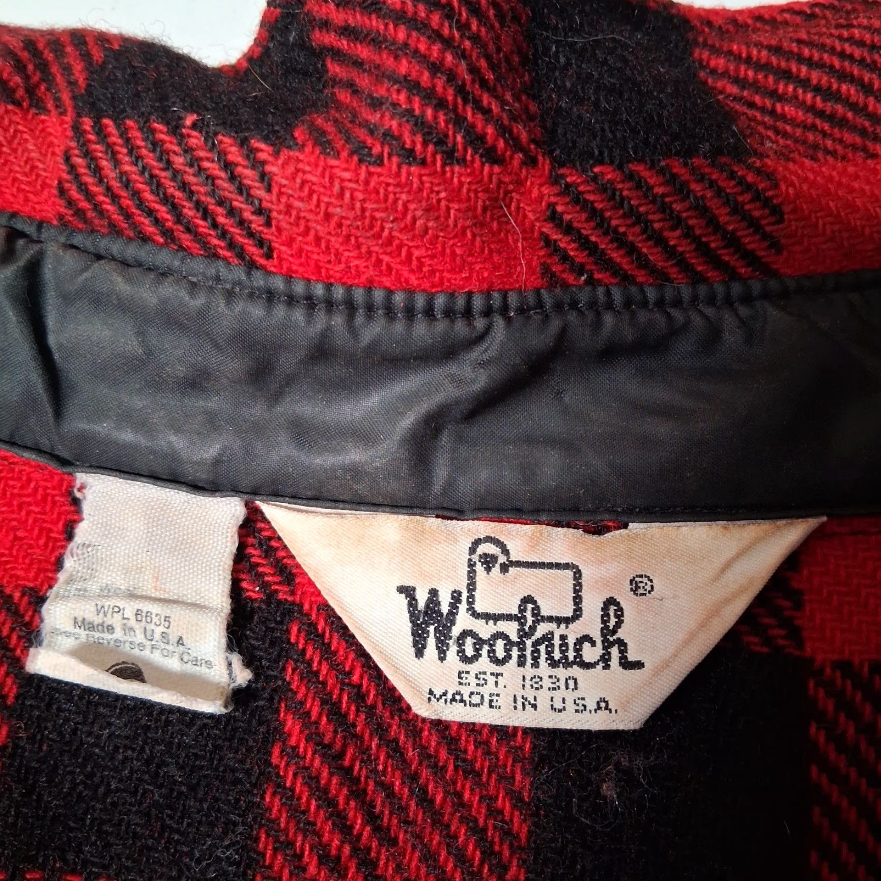 Vintage VINTAGE Woolrich Shirt Jacket L Red Buffalo Plaid Wool Blend USA Made Work Woolrich Woolen Mills Shirt Jacket Mens L Red Plaid Workwear 90s? Size US L / EU 52-54 / 3 - 6 Thumbnail
