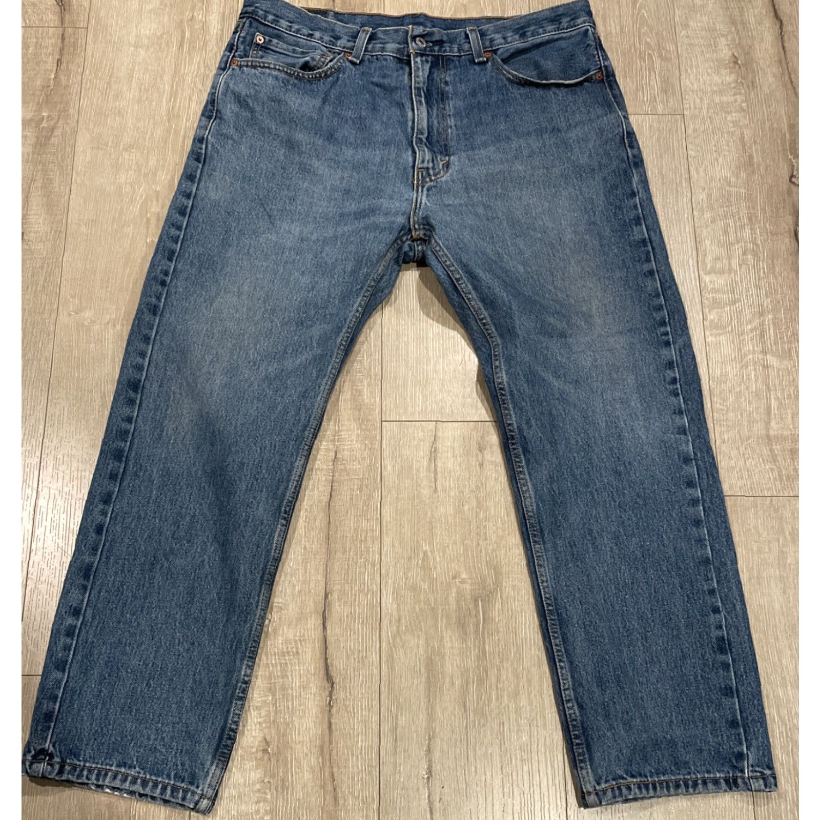 Levi's Levi's Jeans Men's 36x29 Regular Fit Blue Denim Straight Leg Red Tab Size US 36 / EU 52 - 2 Thumbnail