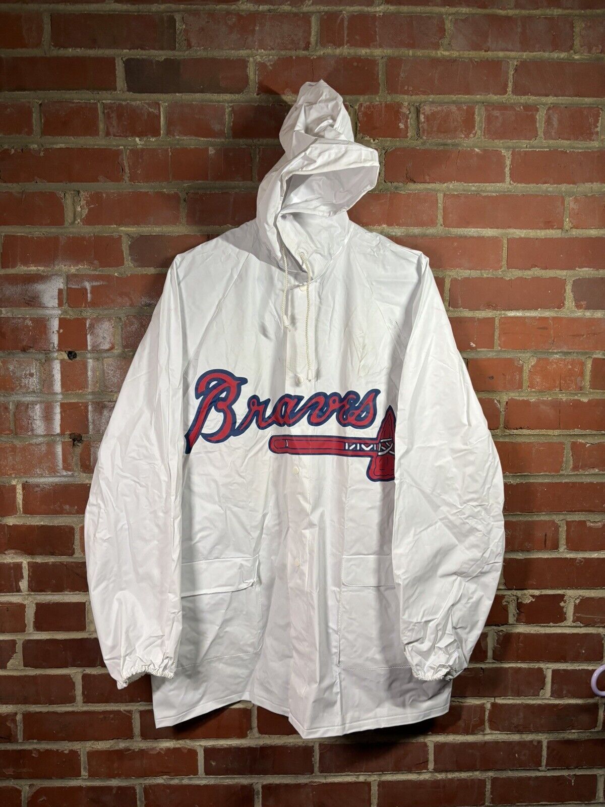 Vintage Richmond Braves Raincoat Ukrop’s K95 One Size Only
