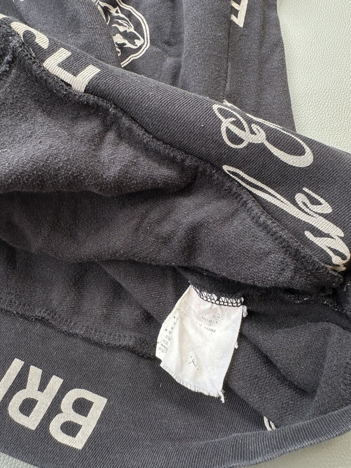 Hysteric Glamour × Le Grande Bleu (L.G.B.) × Yasuyuki Ishii ASK ENQUIRED POEM FADED BRITISH LONDON HOODIE LGB STYLE Size US L / EU 52-54 / 3 - 9 Thumbnail