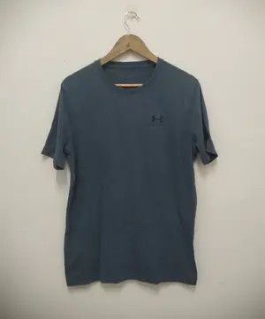 Under Armour Under Armour HeatGear "Charged Cotton" Logo T-Shirt Size US M / EU 48-50 / 2 - 2 Thumbnail