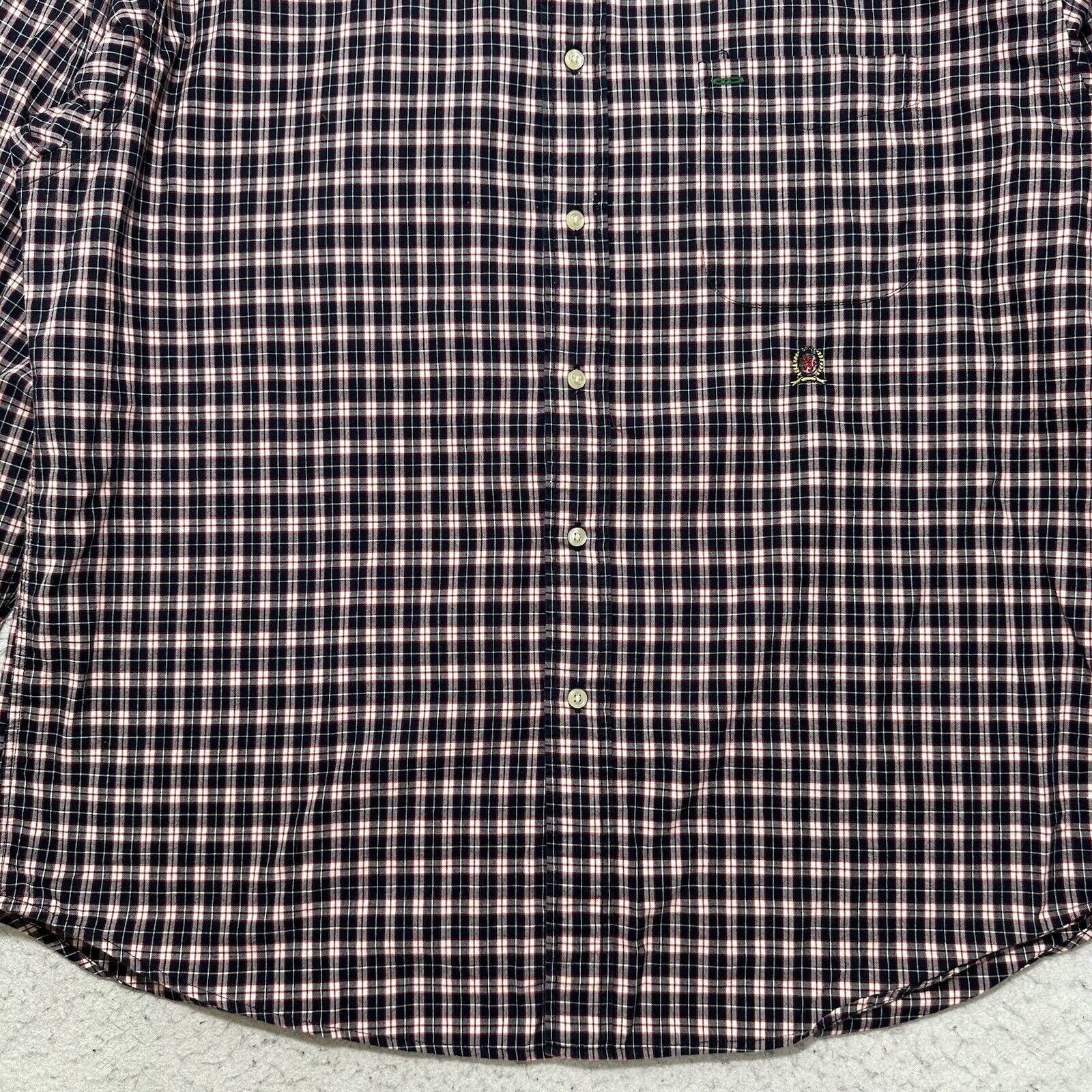 Tommy Hilfiger Tommy Hilfiger XL Button Long Sleeve Red Black Shirt Plaid Size US XL / EU 56 / 4 - 6 Thumbnail