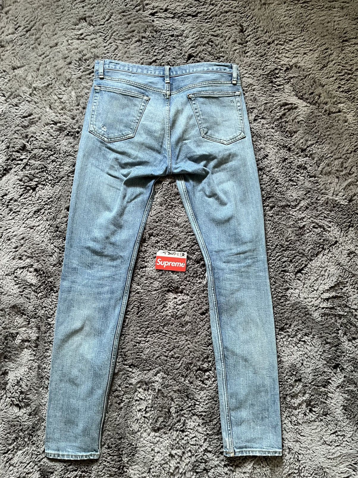 Rag & Bone Rag & bone blue fit 1 fire island jeans (33) Size US 33 - 3 Thumbnail