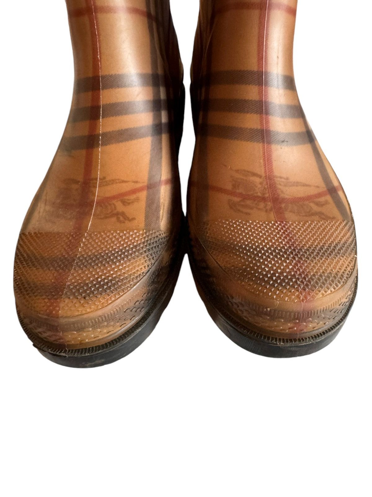 Burberry Nova Check Rain Boots Size US 6 / IT 36 - 3 Thumbnail