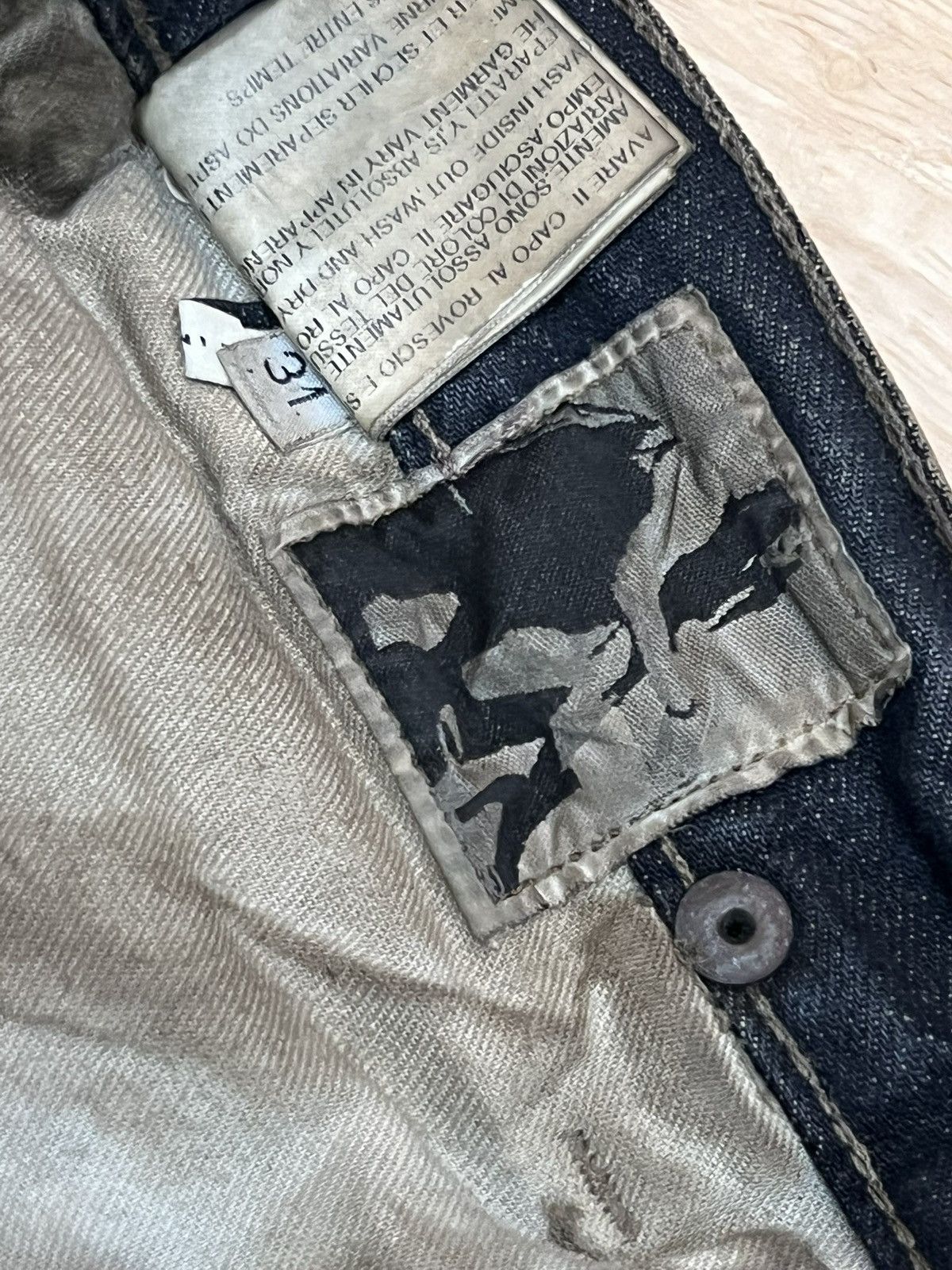 Rick Owens Sold-Rick owens olmar and mirta detroitcut jeans Size US 31 - 6 Thumbnail