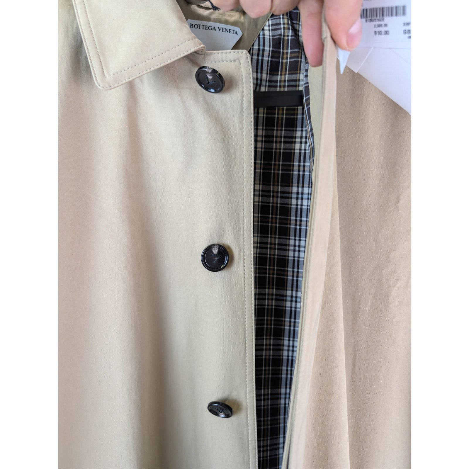 Bottega Veneta o1rshd1 Light Cotton Twill Trench Coat in Desert Taupe Size US M / EU 48-50 / 2 - 9 Thumbnail