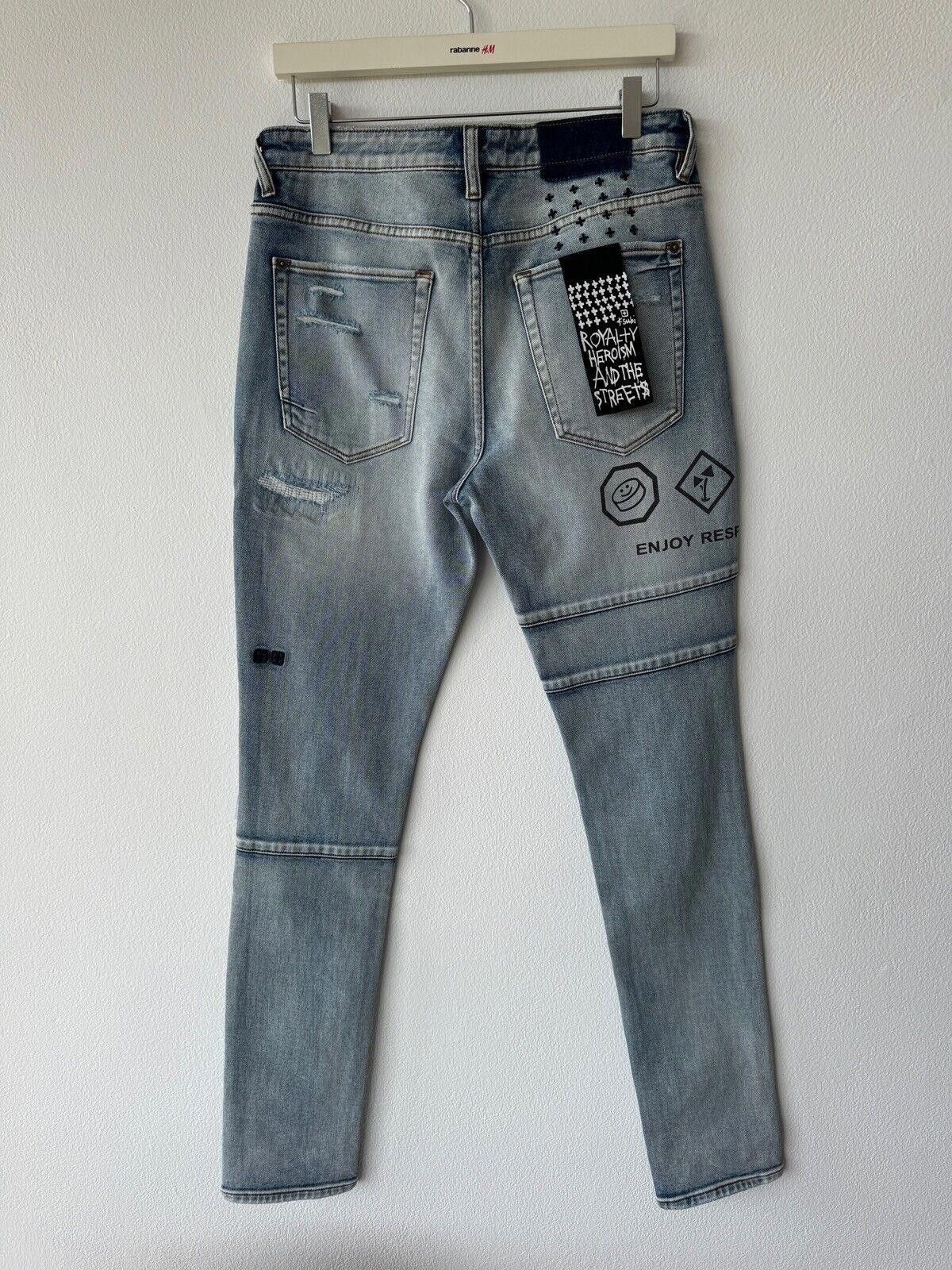 Ksubi Ksubi mens denim jean van winkle 32 blue enjoy responsibly Size US 32 / EU 48 - 5 Thumbnail
