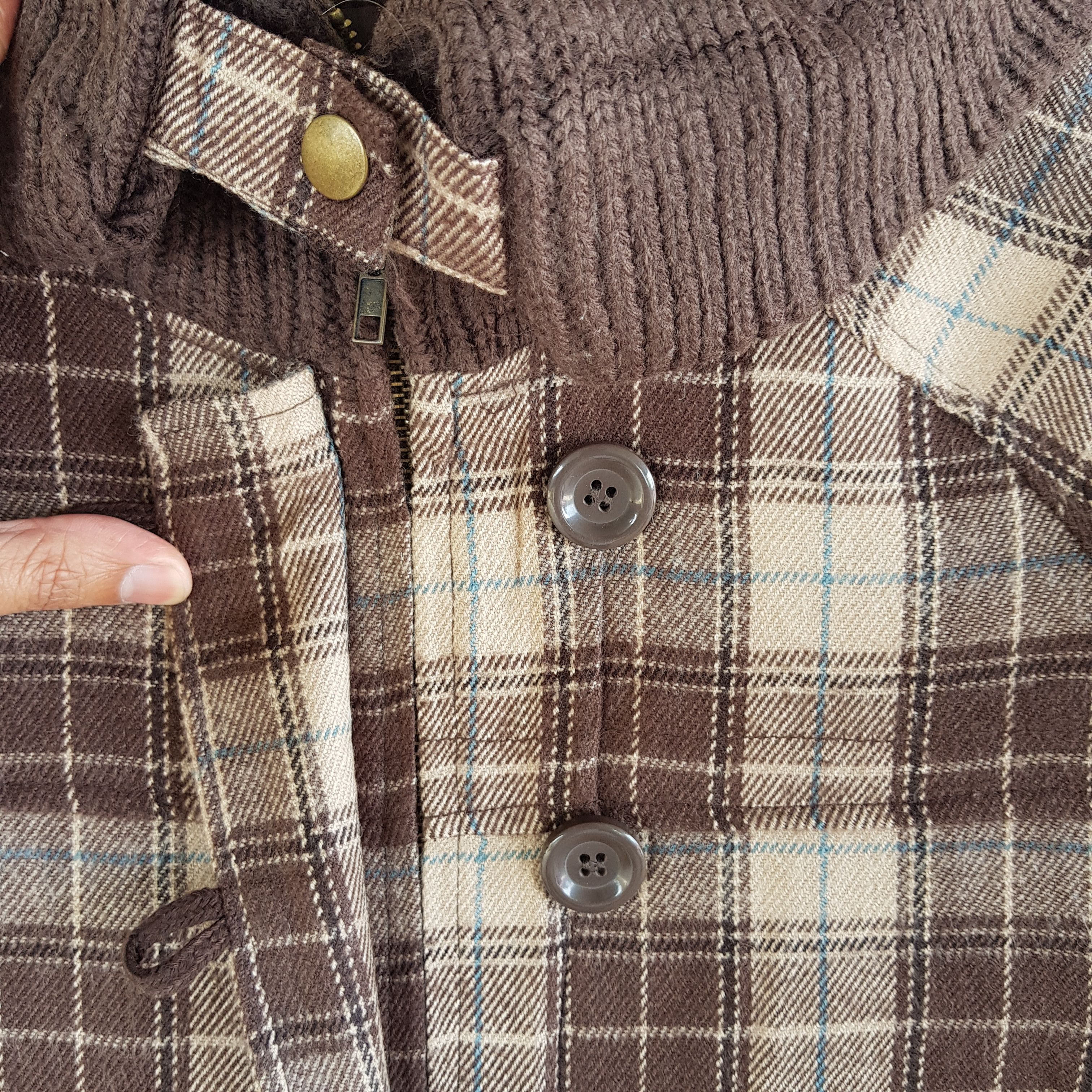 Japanese Brand × Vintage Vintage 90s Estacot Japanese Plaid Tartan Wool Jackets Size US S / EU 44-46 / 1 - 4 Thumbnail