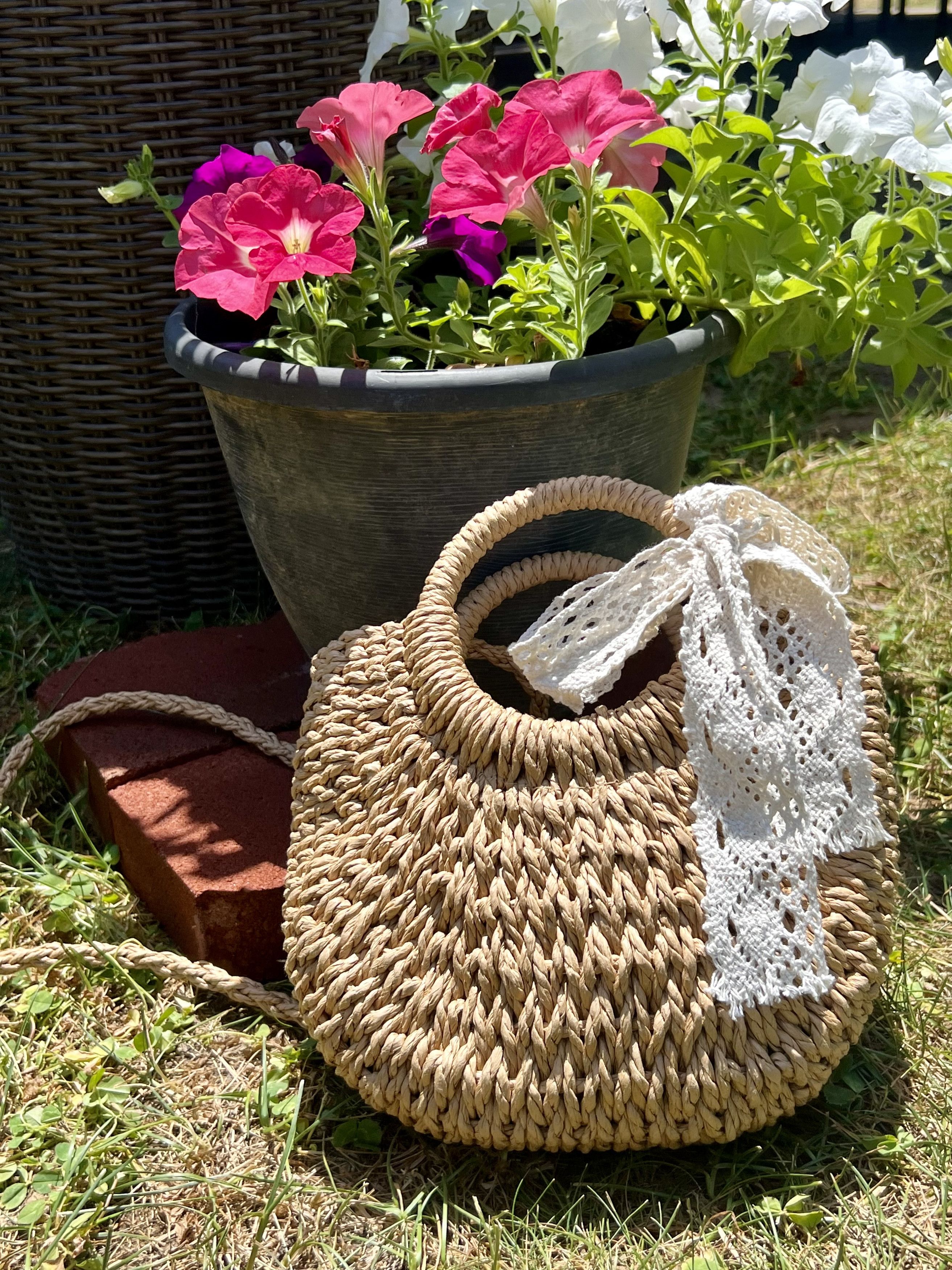 Other Minimalist Straw Bag Size ONE SIZE - 1 Thumbnail
