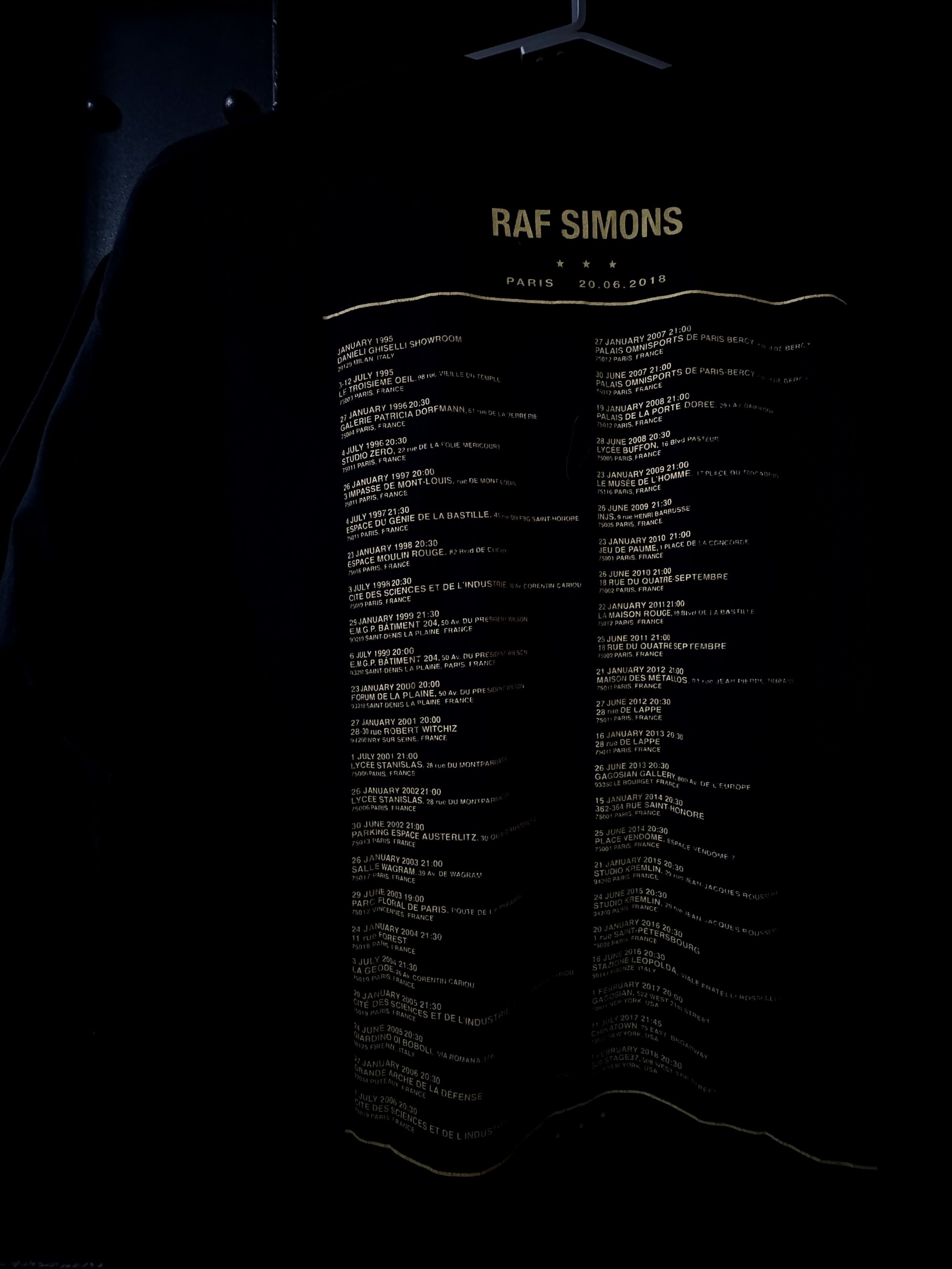 Raf Simons Raf Simons Paris Runway T Shirt! US Men's L Size US L / EU 52-54 / 3 - 10 Thumbnail