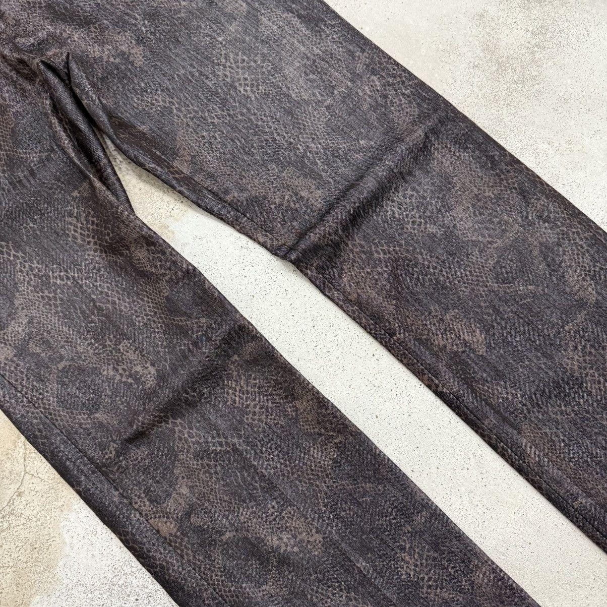 semanticdesign Wide Flare Y2K Semantic Design Snakeskin Tornado Style Pants Size US 30 / EU 46 - 4 Thumbnail