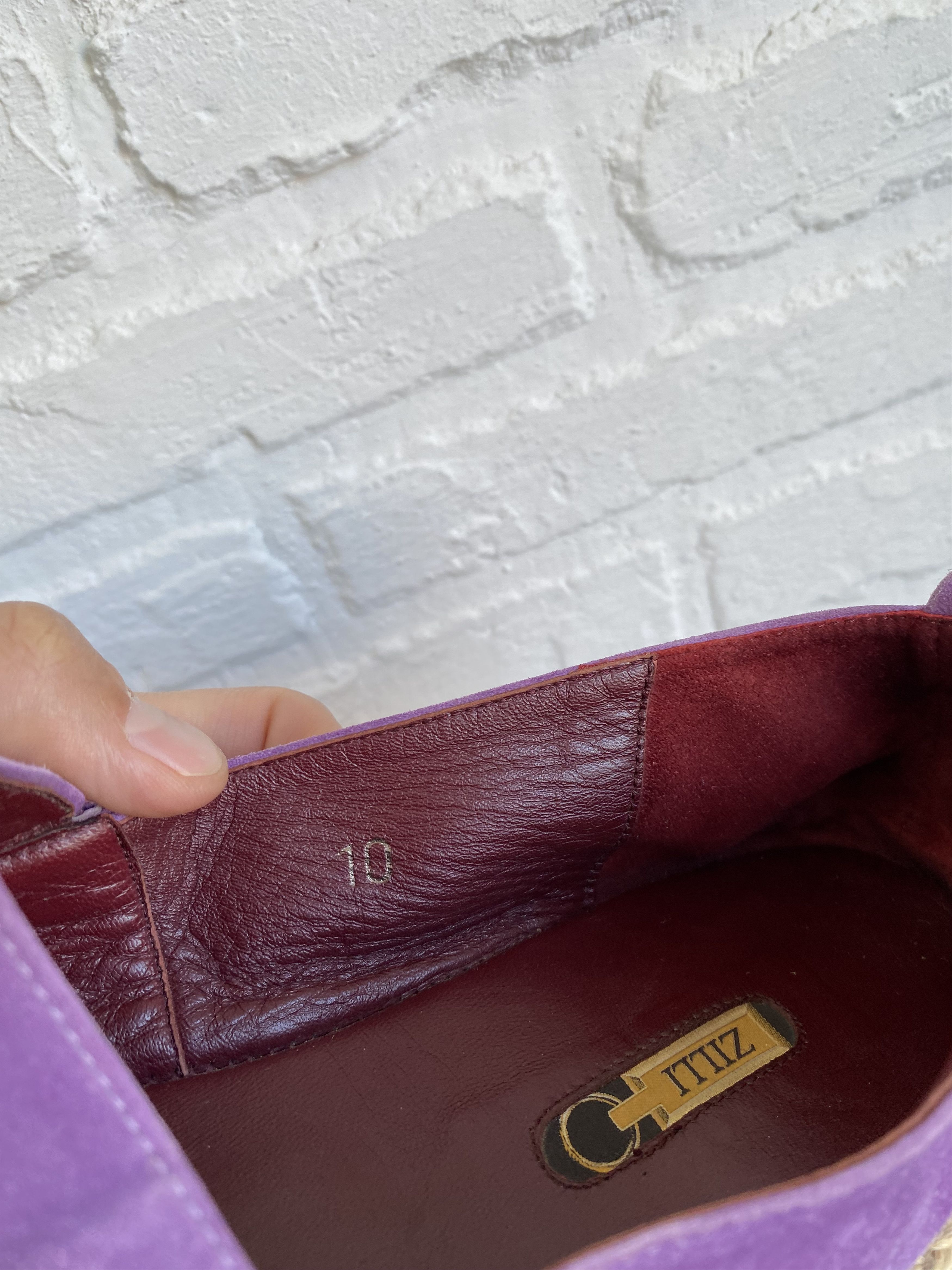Zilli Zilli suede leather violet espadrilles Size US 10 / EU 43 - 4 Thumbnail