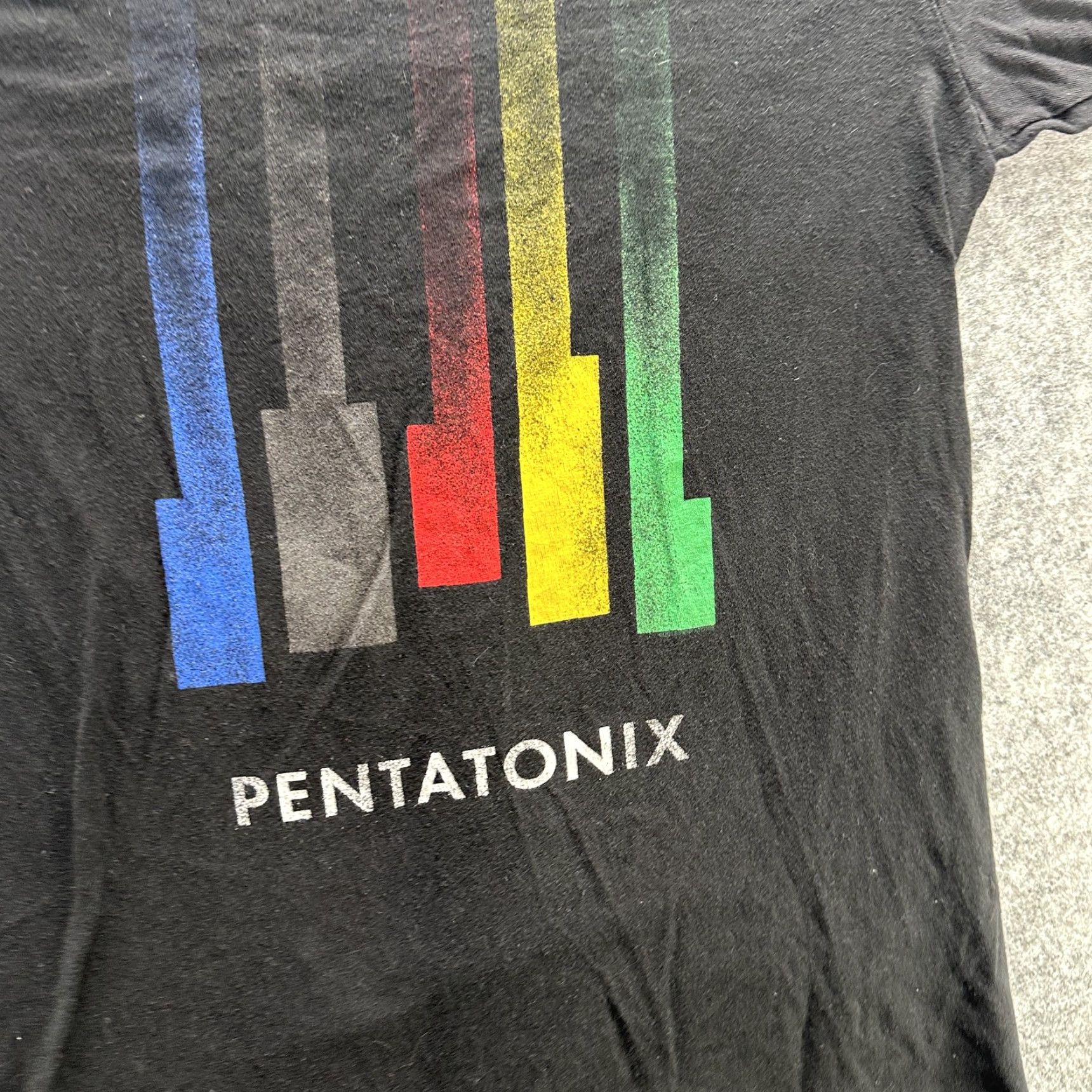 Tultex Pentatonix Shirt Mens Small Black 2018 Tour Concert Graphic A Cappella Music Tee Size US S / EU 44-46 / 1 - 3 Thumbnail