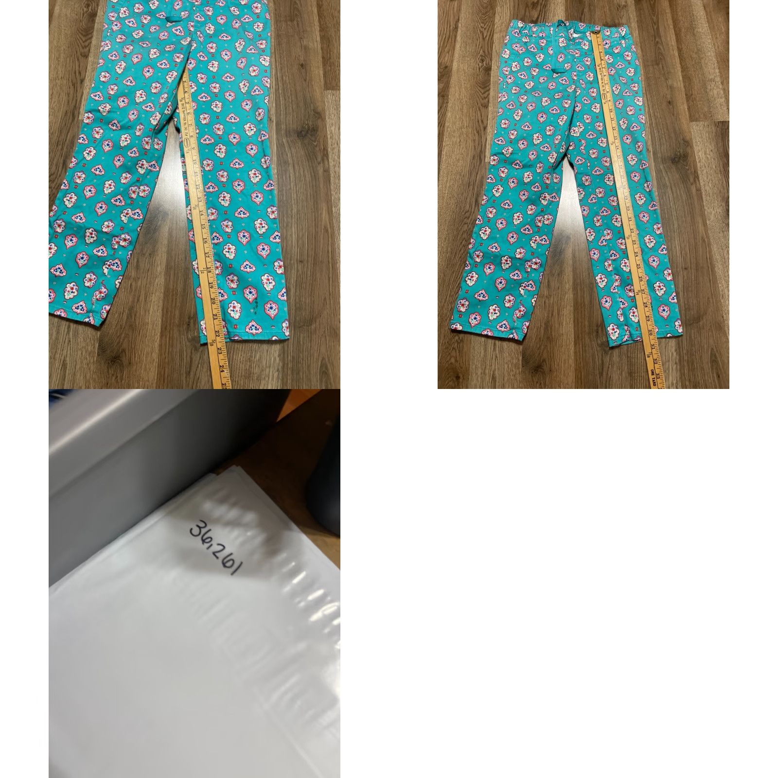 Uniqlo Uniqlo Pants Women's 12 Blue Pink Pull On Tie Waist Flat Front Ankle Straight Casual Dry Clean? (No, keep original): Size 34" / US 12 / IT 48 - 8 Thumbnail