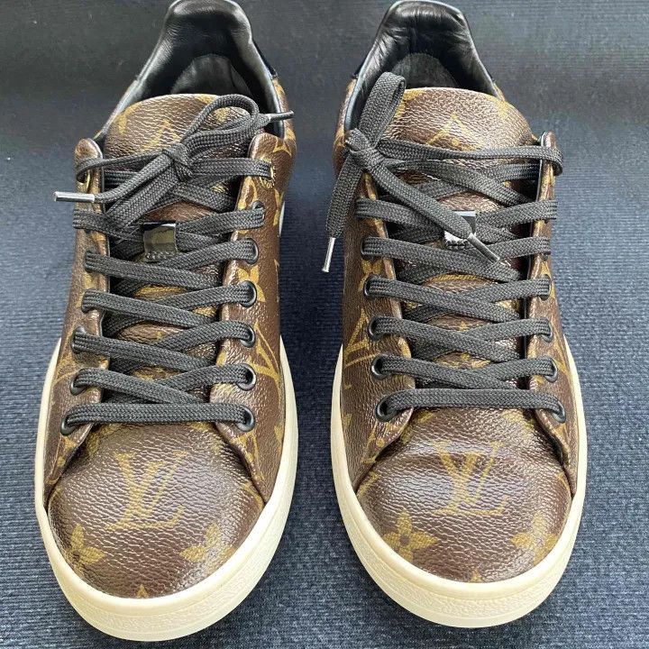 Louis Vuitton Louis Vuitton Frontrow Monogram Low-Top Sneakers -2508 Size US 6 / IT 36 - 2 Thumbnail