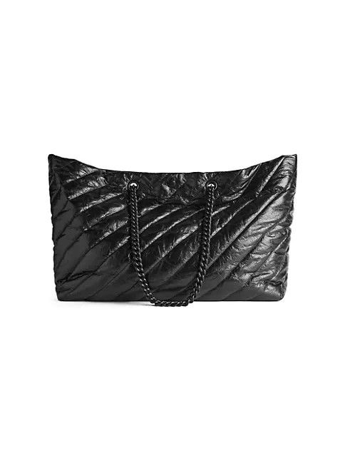 Balenciaga o1mt1gz1224 Size: OS / Crush Large Carry All Tote Bag Size ONE SIZE - 6 Thumbnail