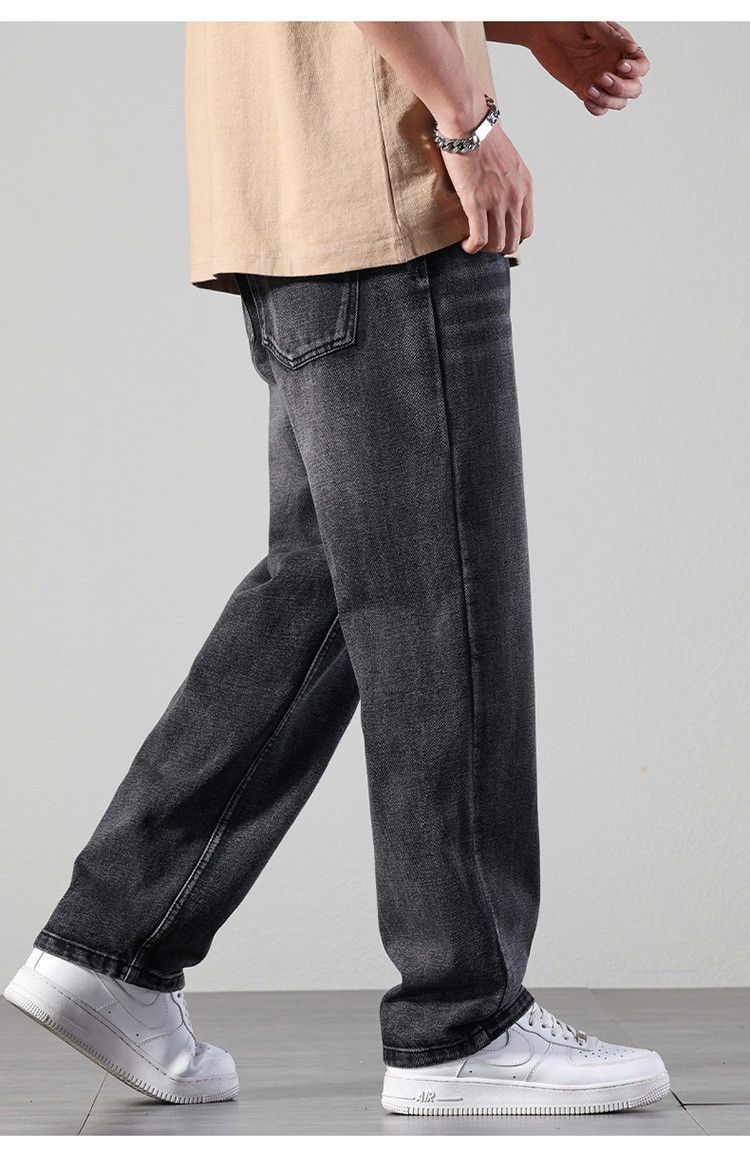 Japanese Brand × Jean Street Wash Distressed Straight Jeans Size US 32 / EU 48 - 2 Thumbnail