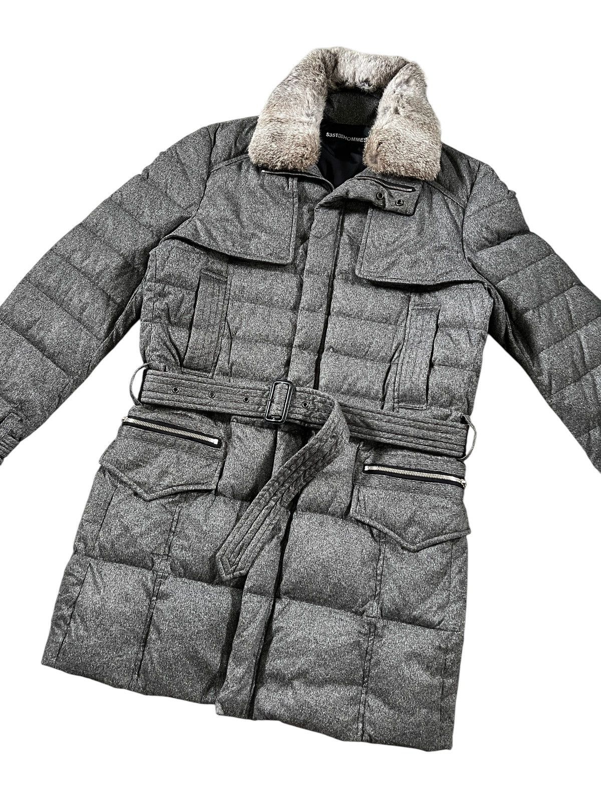 5351 POUR LES HOMMES 5351 Pour Les Hommes Rabbit Fur Collar Goose Down Jacket Size US L / EU 52-54 / 3 - 5 Thumbnail
