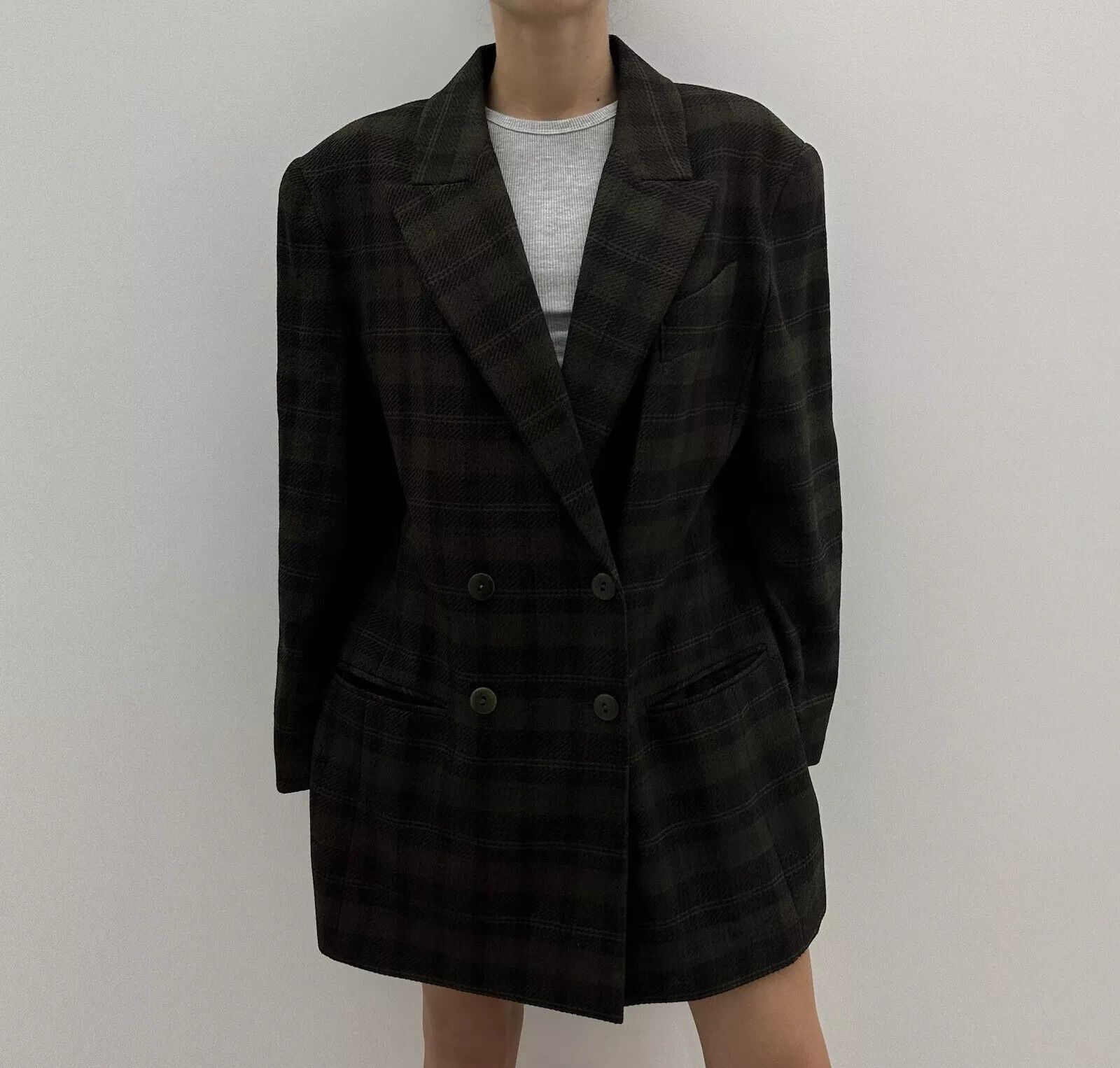 Karl Lagerfeld Vintage KL by Karl Lagerfeld Double Breast Blazer Jacket Size L / US 10 / IT 46 - 5 Thumbnail