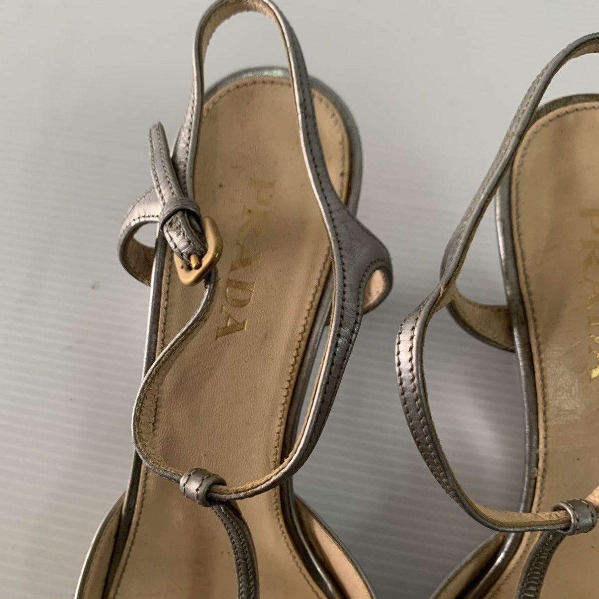 Prada Prada Leather Heels Size US 6 / IT 36 - 4 Thumbnail