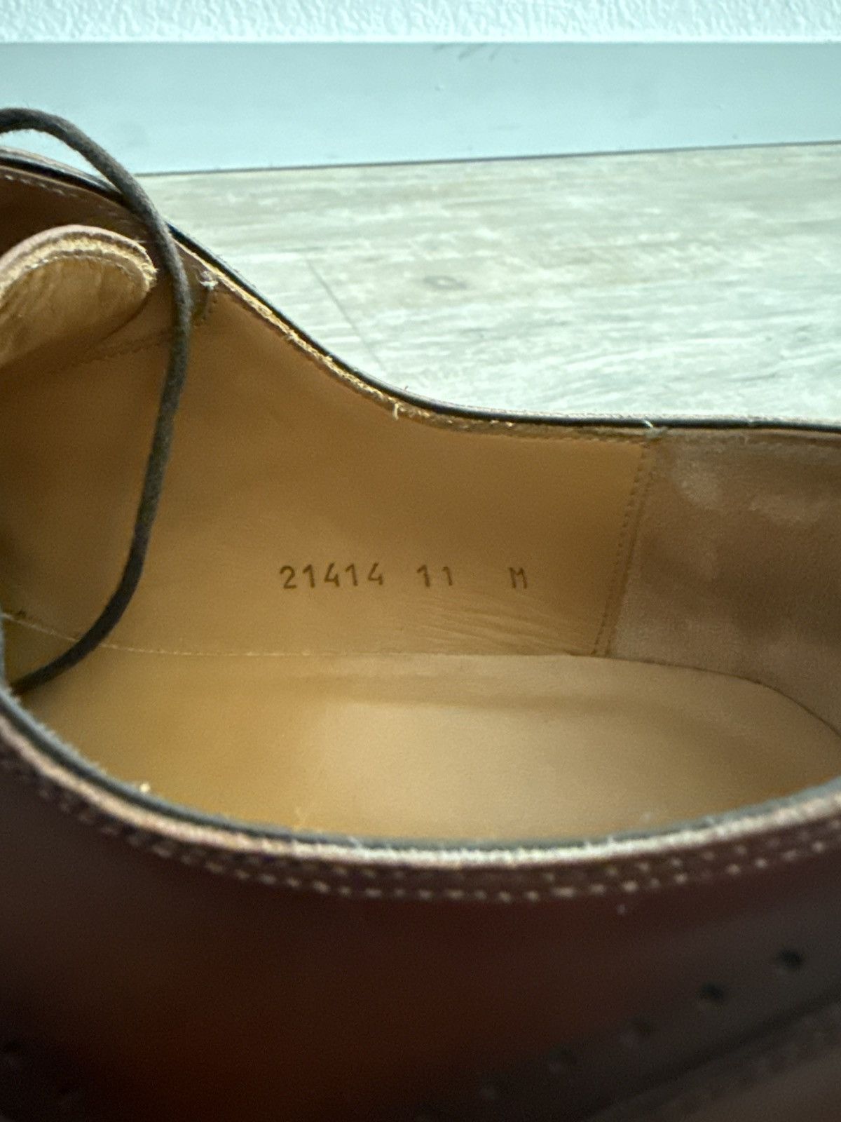 Magnanni Whole Cut Dress Shoes Size US 11 / EU 44 - 8 Thumbnail