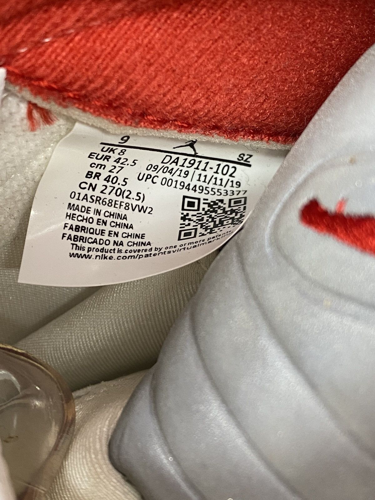 Jordan Brand Nike Air Jordan Retro 5 Fire Red Size 9 Men Size US 9 / EU 42 - 7 Thumbnail