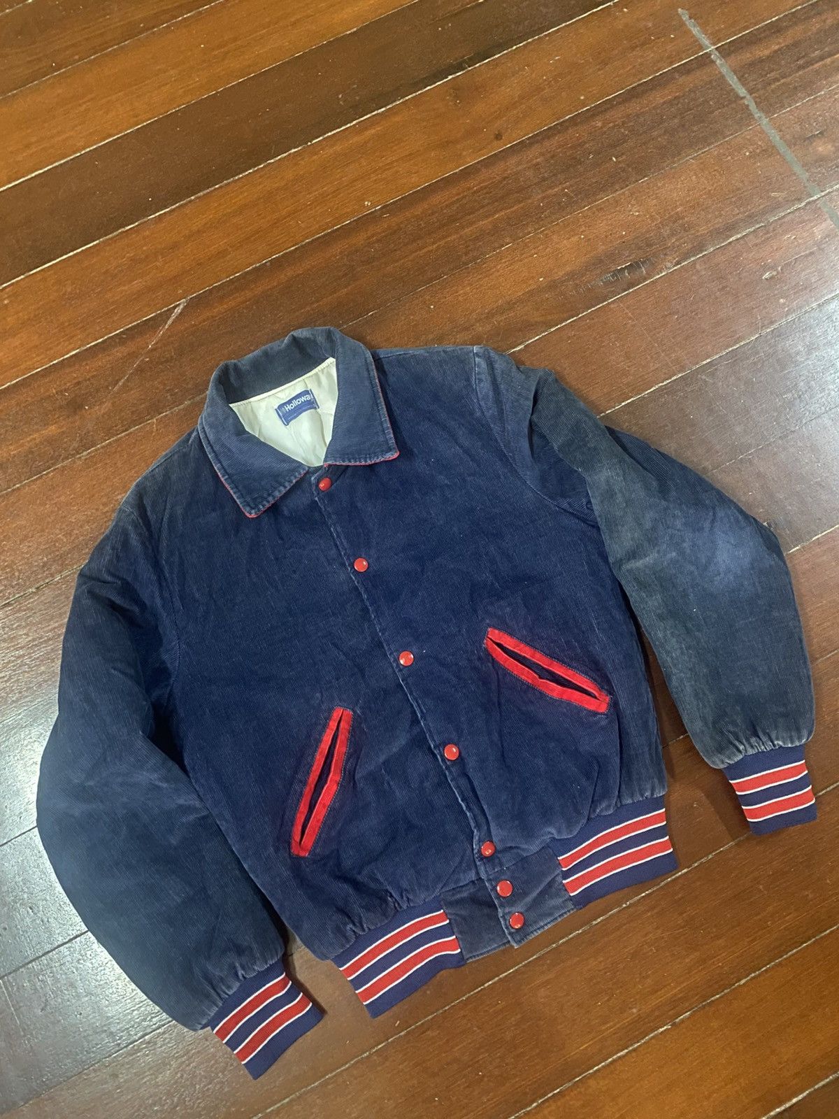 Vintage Rare vintage 70s HOLLOWAY corduroy bomber jacket Size US S / EU 44-46 / 1 - 4 Thumbnail