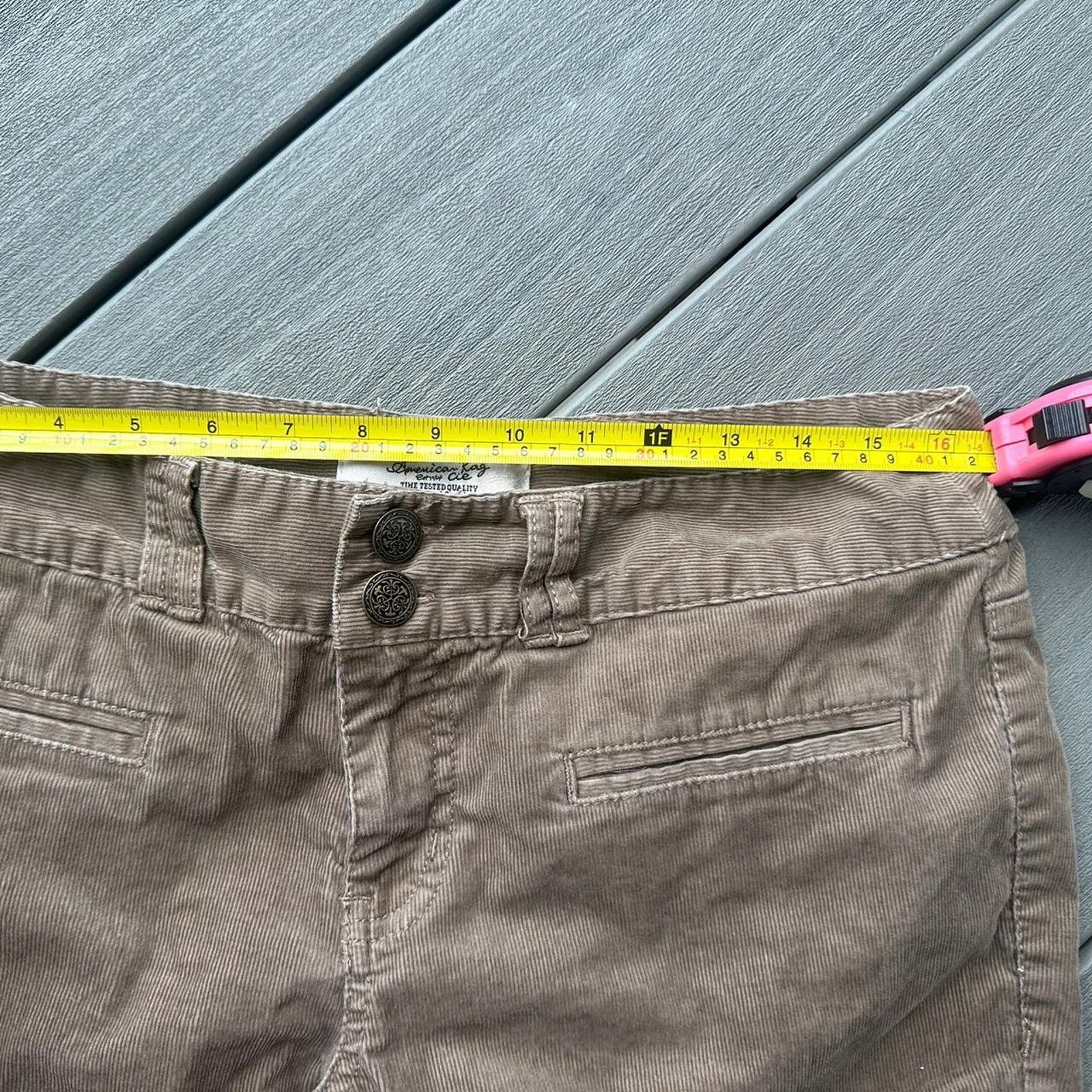American Rag American Rag Corduroy Flared Pants Size 34" / US 12 / IT 48 - 3 Thumbnail