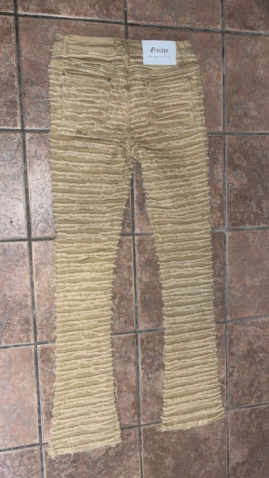 GUAPI Guapi Jeans Distressed Ripped Limited Edition Denim Pants Size US 32 / EU 48 - 3 Thumbnail
