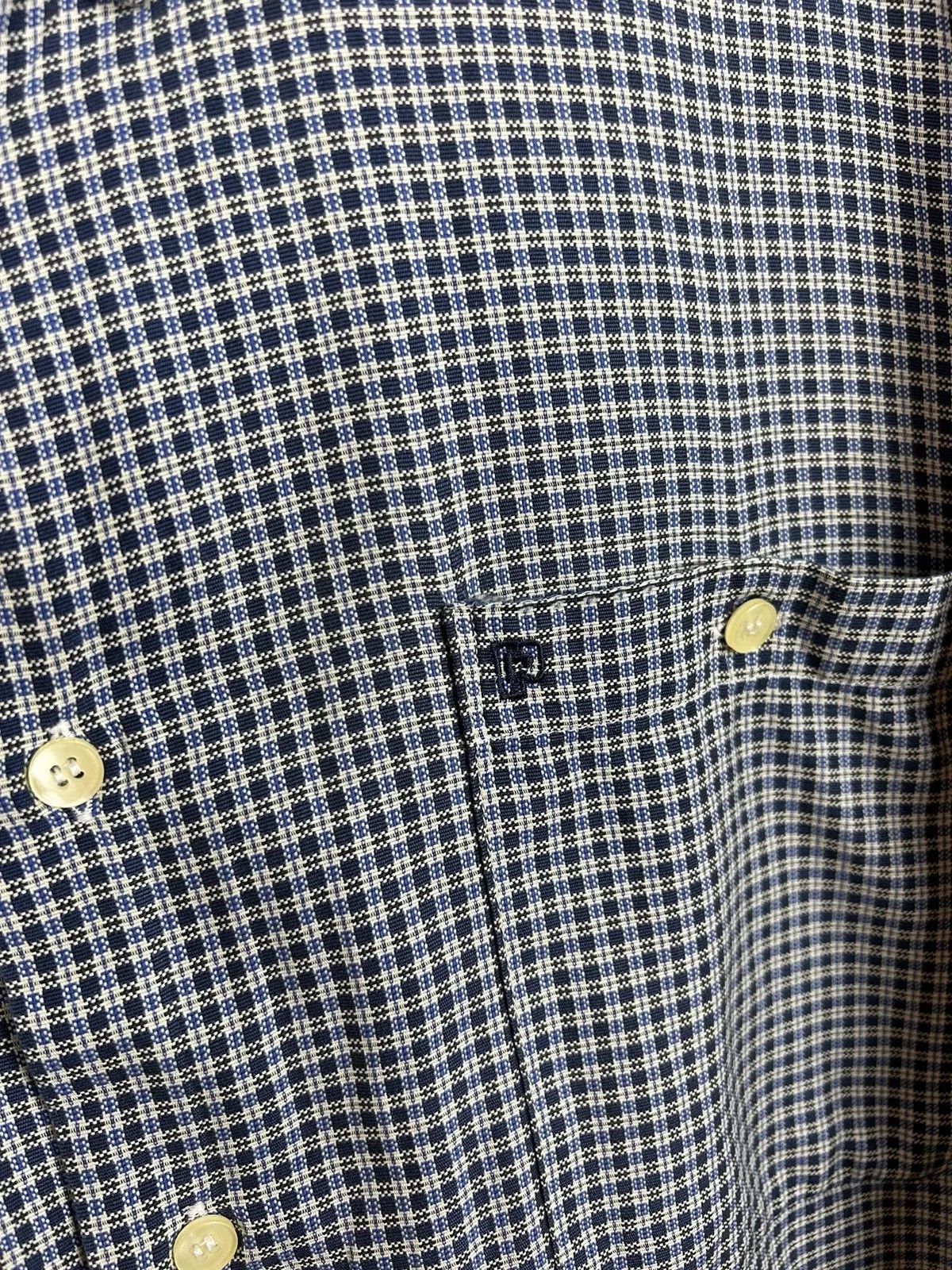 Vintage Vintage Paco Rabanne Paris Checkered Long Sleeve Shirt Size US L / EU 52-54 / 3 - 4 Thumbnail