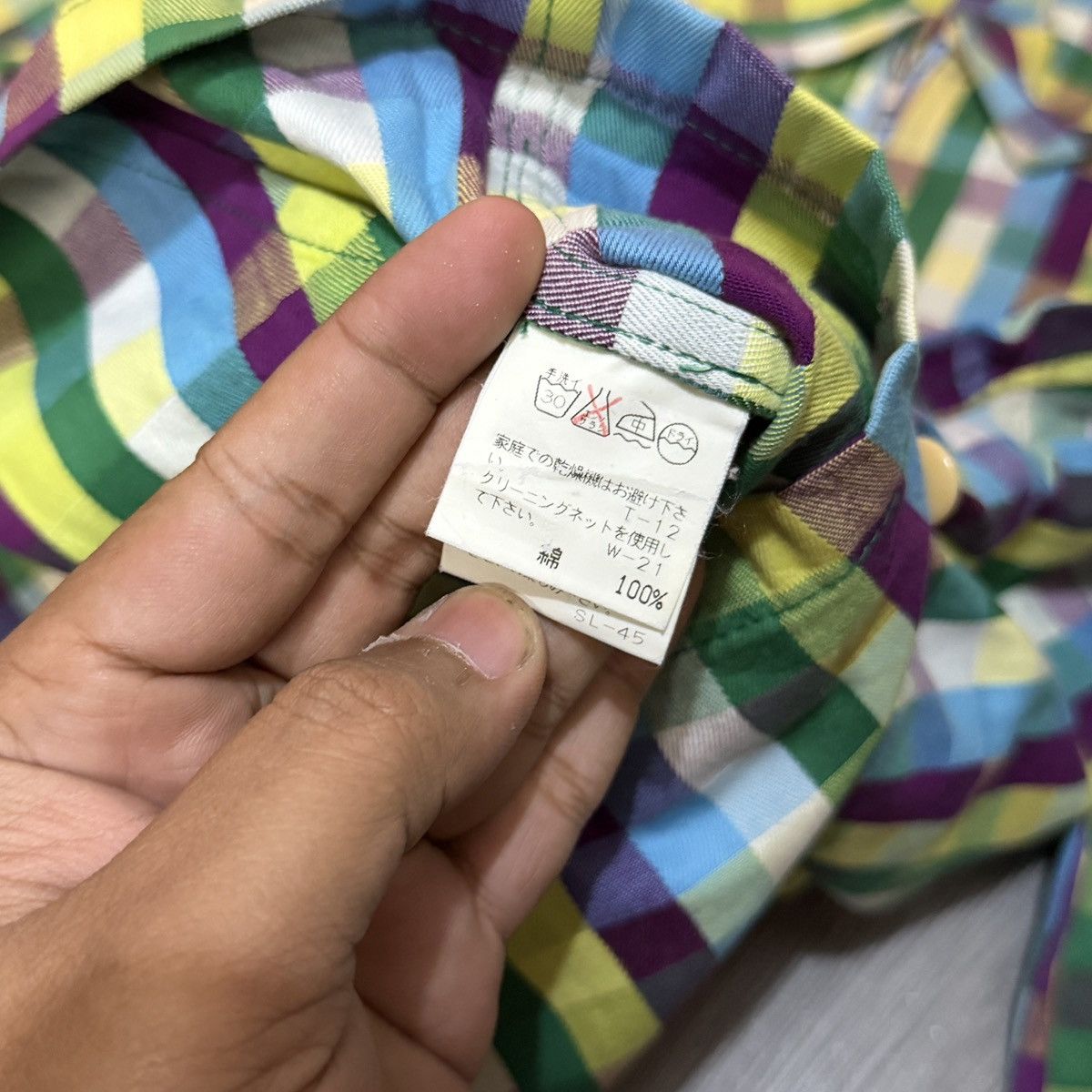 CABANE de ZUCCa Cabane de Zucca Plaid Jacket Size US L / EU 52-54 / 3 - 5 Thumbnail