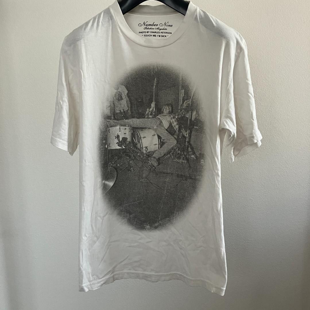 image of Number N Ine Number Nine T-Shirt Kurt Cobain in White, Men's (Size Large)