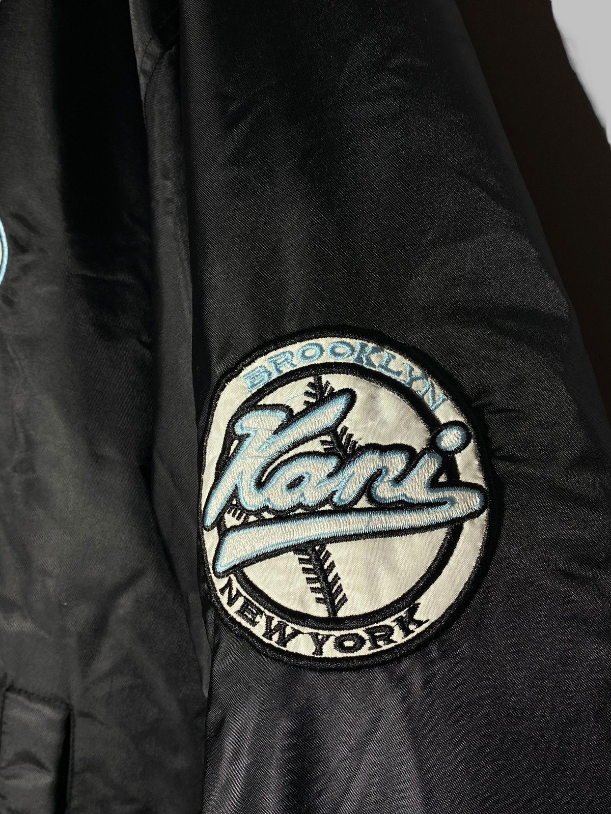 Karl Kani 🔥 Y2K KARL KANI BOMBER JACKET BROOKLYN NYC HIP HOP STYLE Size US M / EU 48-50 / 2 - 16 Thumbnail