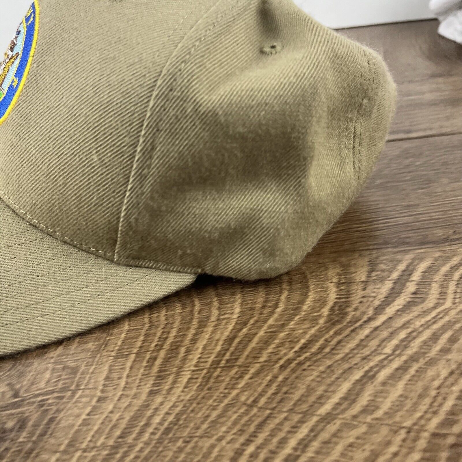 Other NAVY JROTC Hat US Navy Junior ROTC Adjustable Hat Tan Brown Size ONE SIZE - 8 Thumbnail