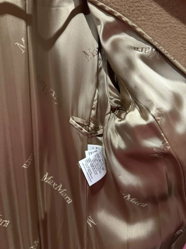 Max Mara Max Mara Camel hair classic long lace-up coat Size S / US 4 / IT 40 - 5 Thumbnail