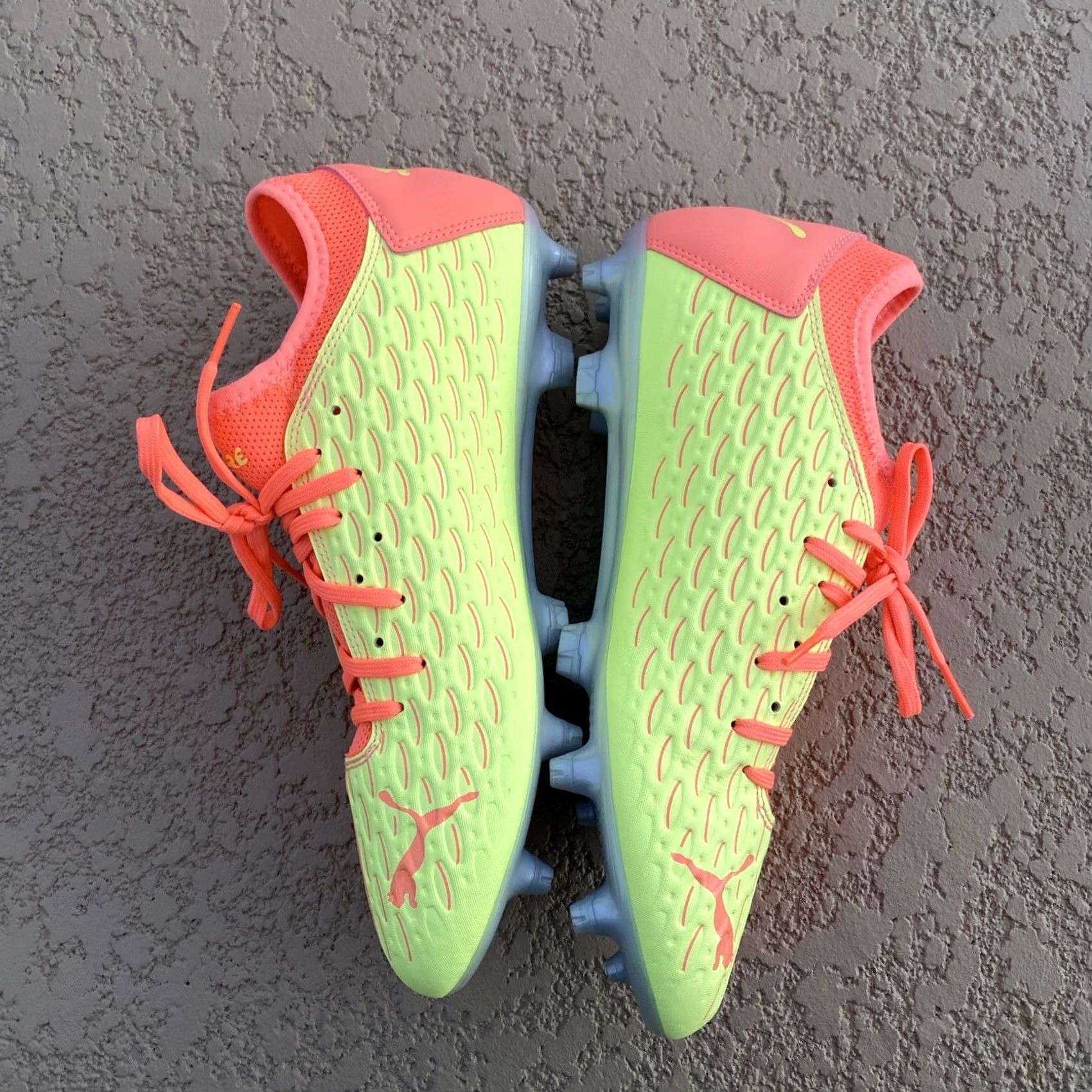 Puma Puma Future 5.4 OSG Netfit FG AG Peach Soccer Boots Mens SZ 10.5 Boots Peach Red Nrgy Fizzy Yellow Mens Shoes Size US 8 / EU 41 - 6 Thumbnail
