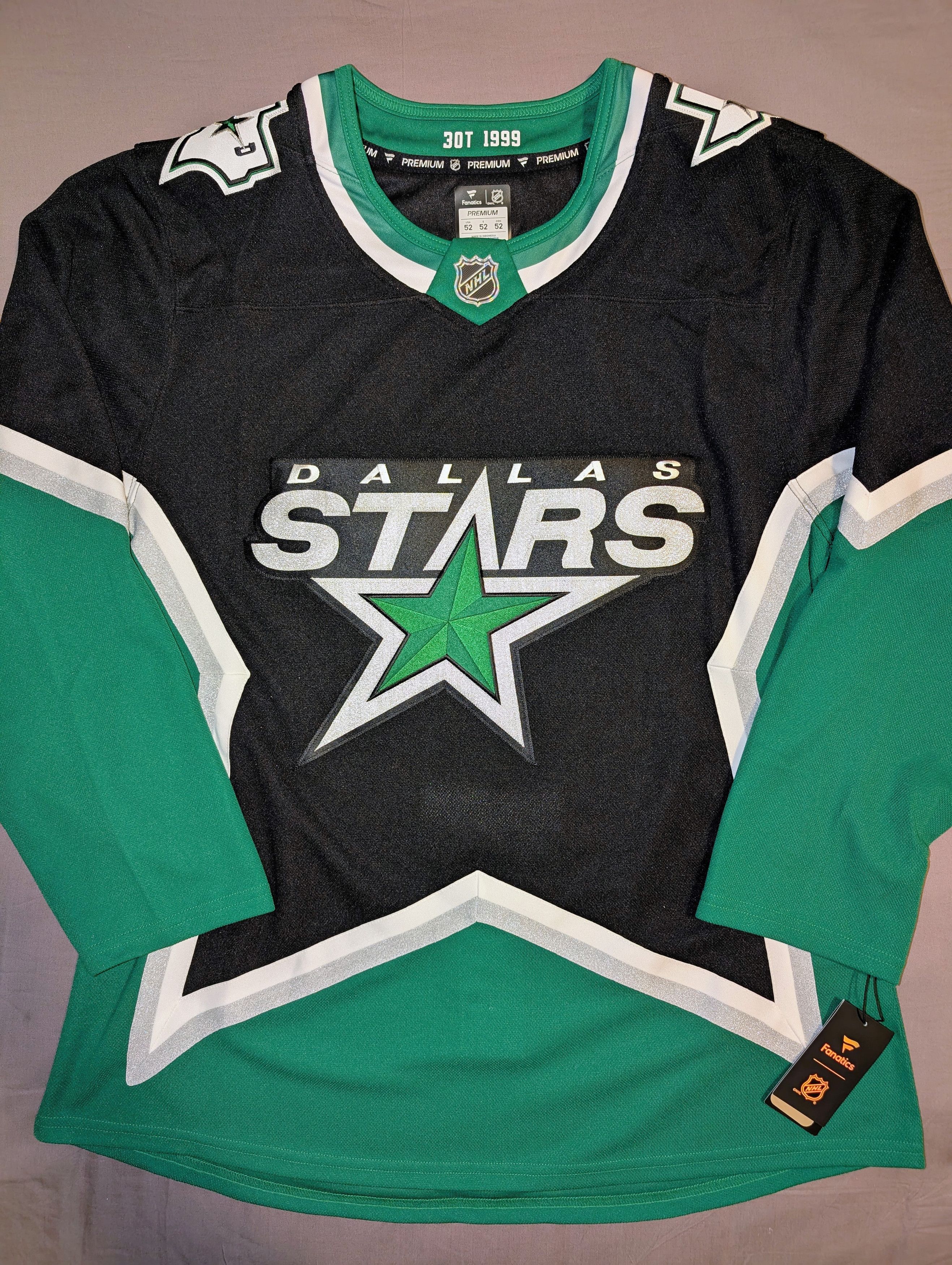NHL Dallas Stars 99 alternate jersey Fanatics Premium sz52 Size US L / EU 52-54 / 3 - 1 Thumbnail