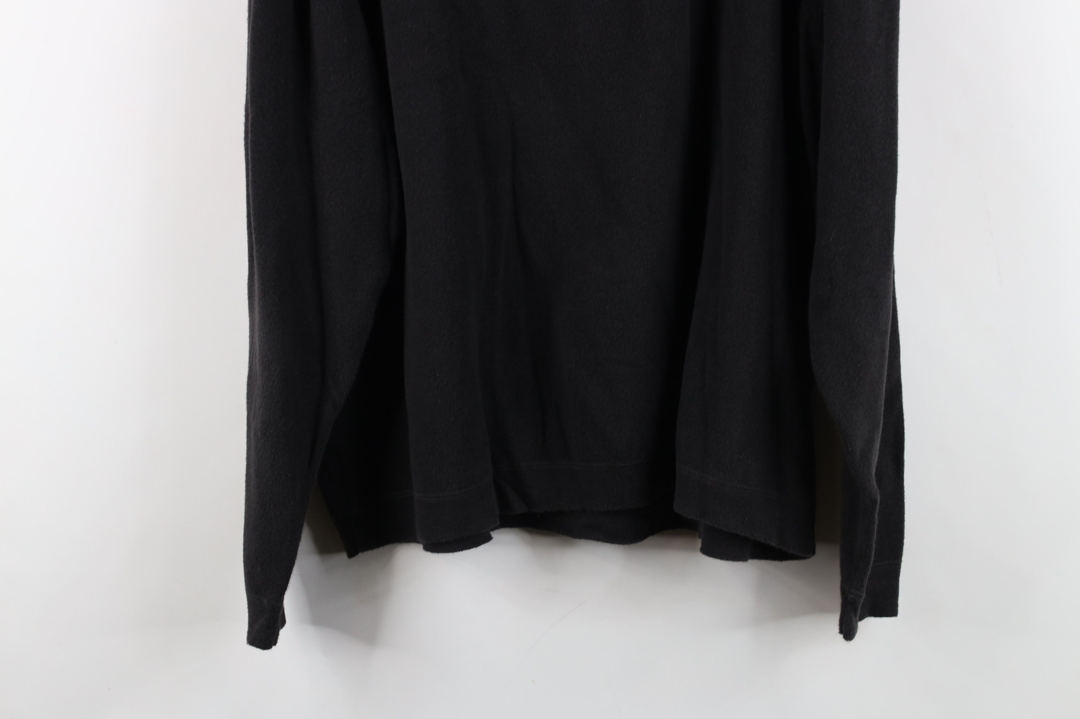 Vintage Vintage 90s Y2K Streetwear Fit Cotton Knit Sweater Black Size US XL / EU 56 / 4 - 10 Thumbnail