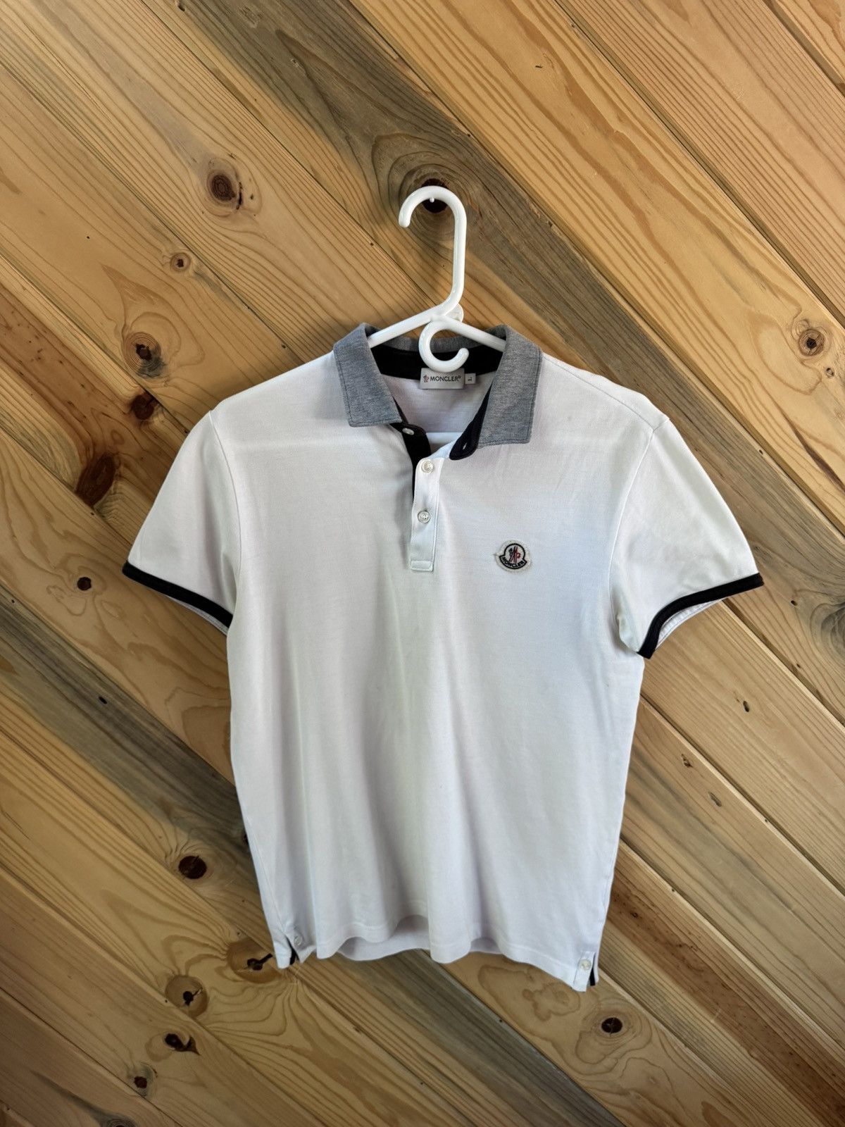 Moncler Moncler Polo Size US L / EU 52-54 / 3 - 1 Thumbnail