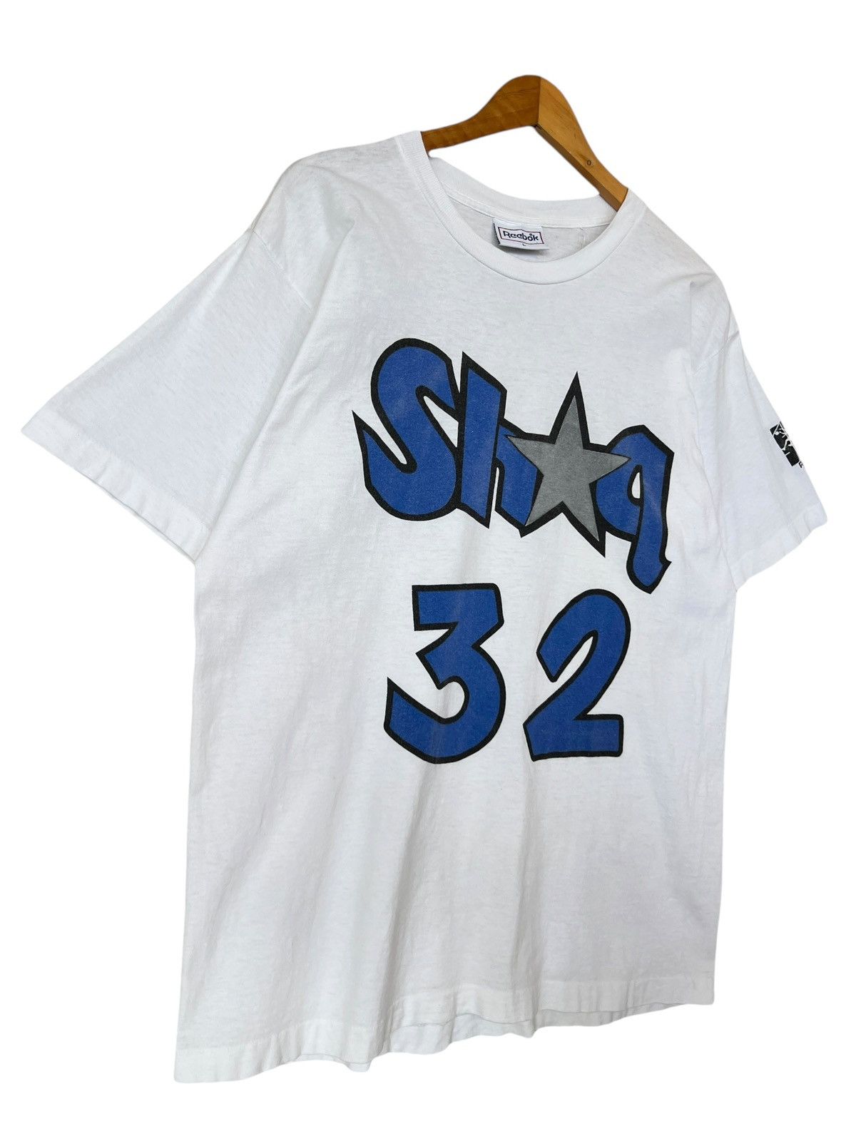 Reebok Vintage 90s Shaq 32 Shaquille O’neal Orlando Reebok Tees Size US L / EU 52-54 / 3 - 2 Thumbnail