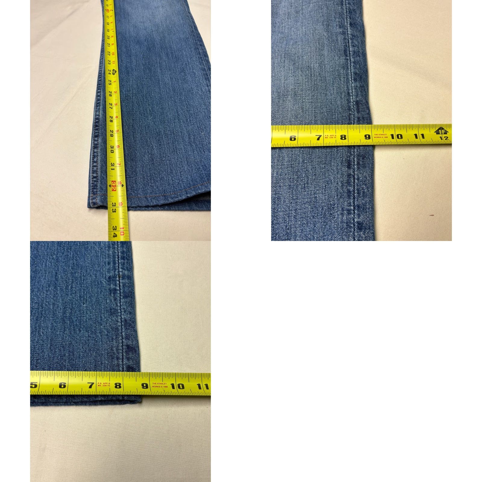 Polo Ralph Lauren Polo Ralph Lauren Jeans Men Classic Fit Straight Leg Blue Wash 36X33 Denim Cotton Zip Button 5-Pocket Distressed Pockets Logo Size US M / EU 48-50 / 2 - 9 Thumbnail