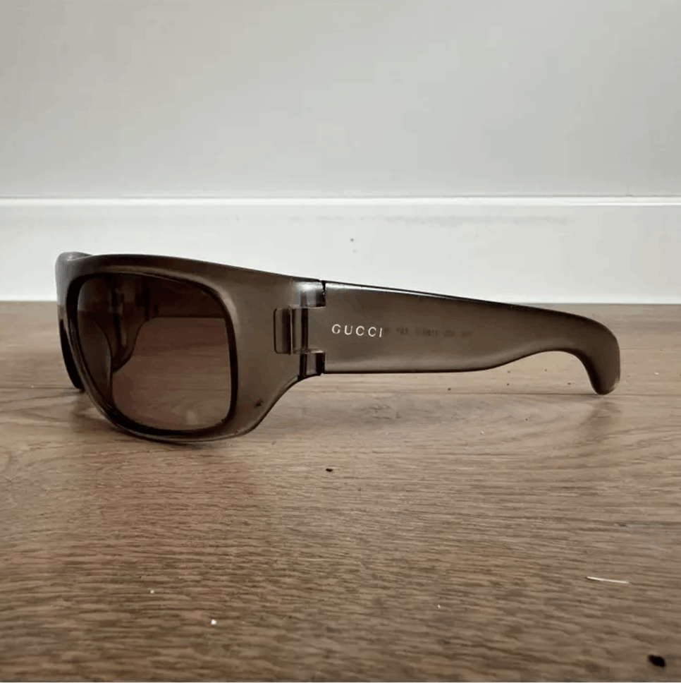 Gucci Gucci Sunglasses 1169 Mask Logo Shield GG Sport Vintage Size ONE SIZE - 1 Thumbnail