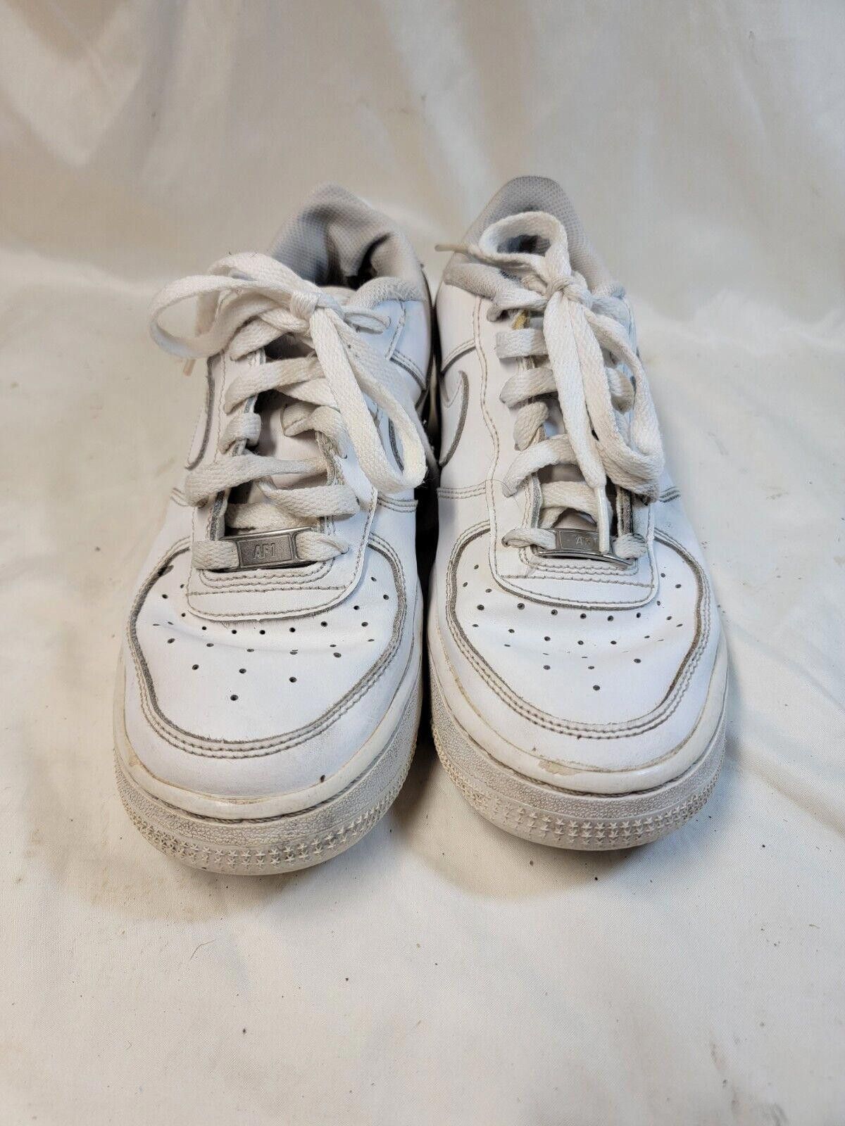 Nike Nike Air Force 1 Sz 6Y/Womens 7.5 Triple White 314192-117 Size US 6 / EU 39 - 2 Thumbnail