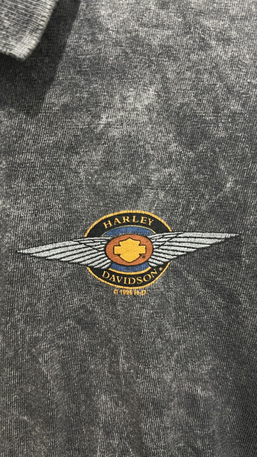 Harley Davidson × Vintage Polo Shirt Harley Davidson Vintage Size US XL / EU 56 / 4 - 2 Thumbnail