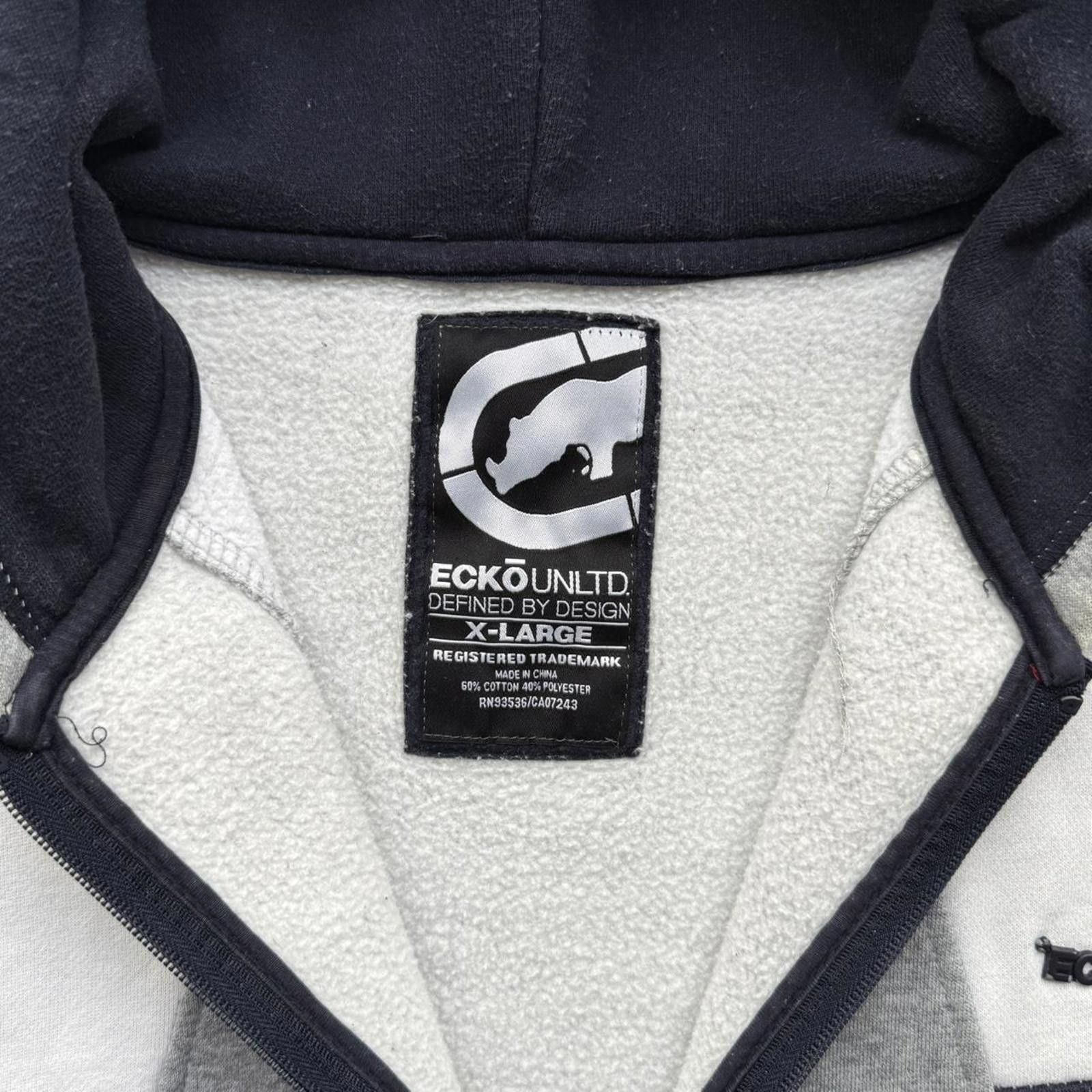 Ecko Unltd. Y2K Ecko Unltd. Gray Zip Up Jacket 00s Skater Men’s Size XL Size US XL / EU 56 / 4 - 4 Thumbnail