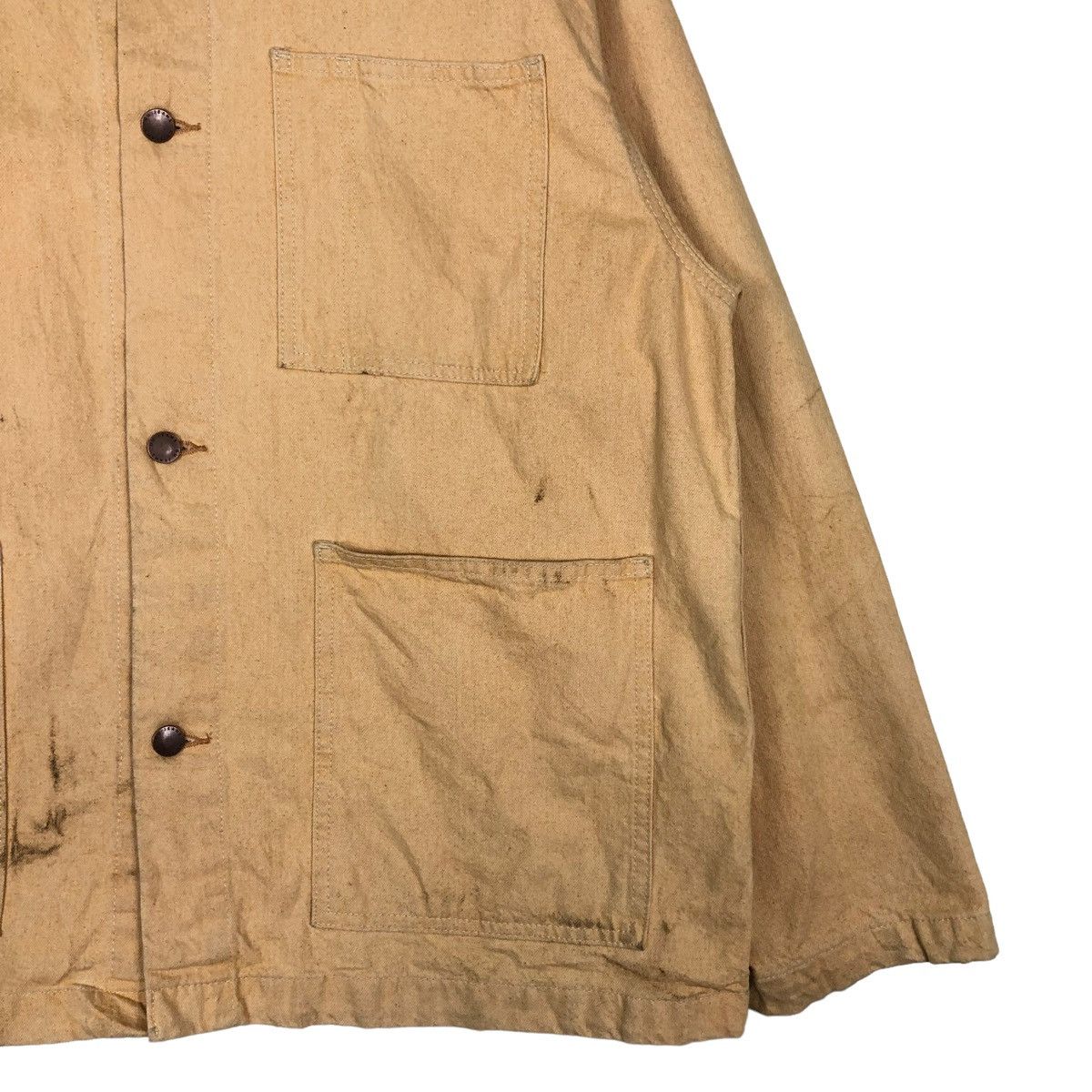 Japanese Brand 🔥Vintage Worker Chore Jacket GU Japan Issey Miyake Size US XL / EU 56 / 4 - 6 Thumbnail